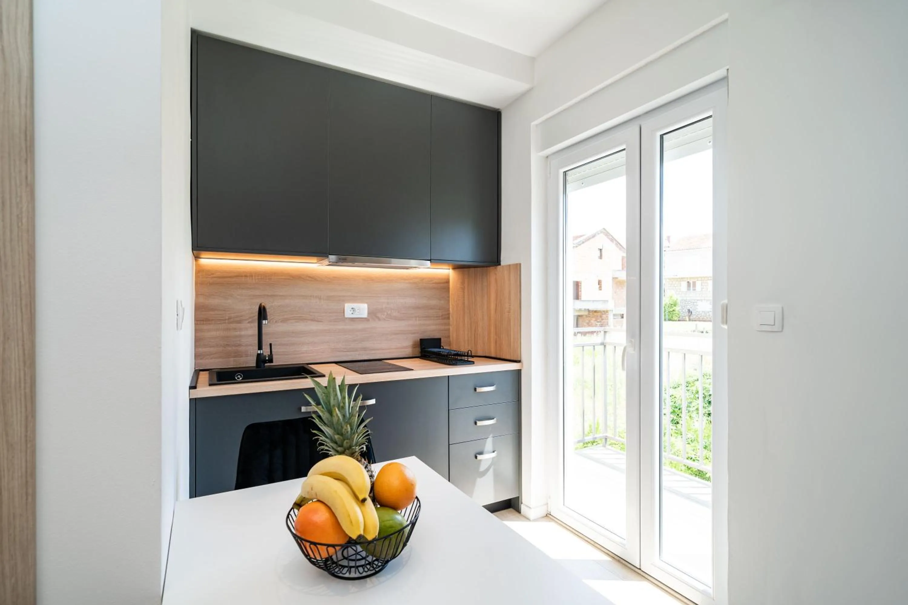 Kitchen or kitchenette in Bacan Serviced Apartments