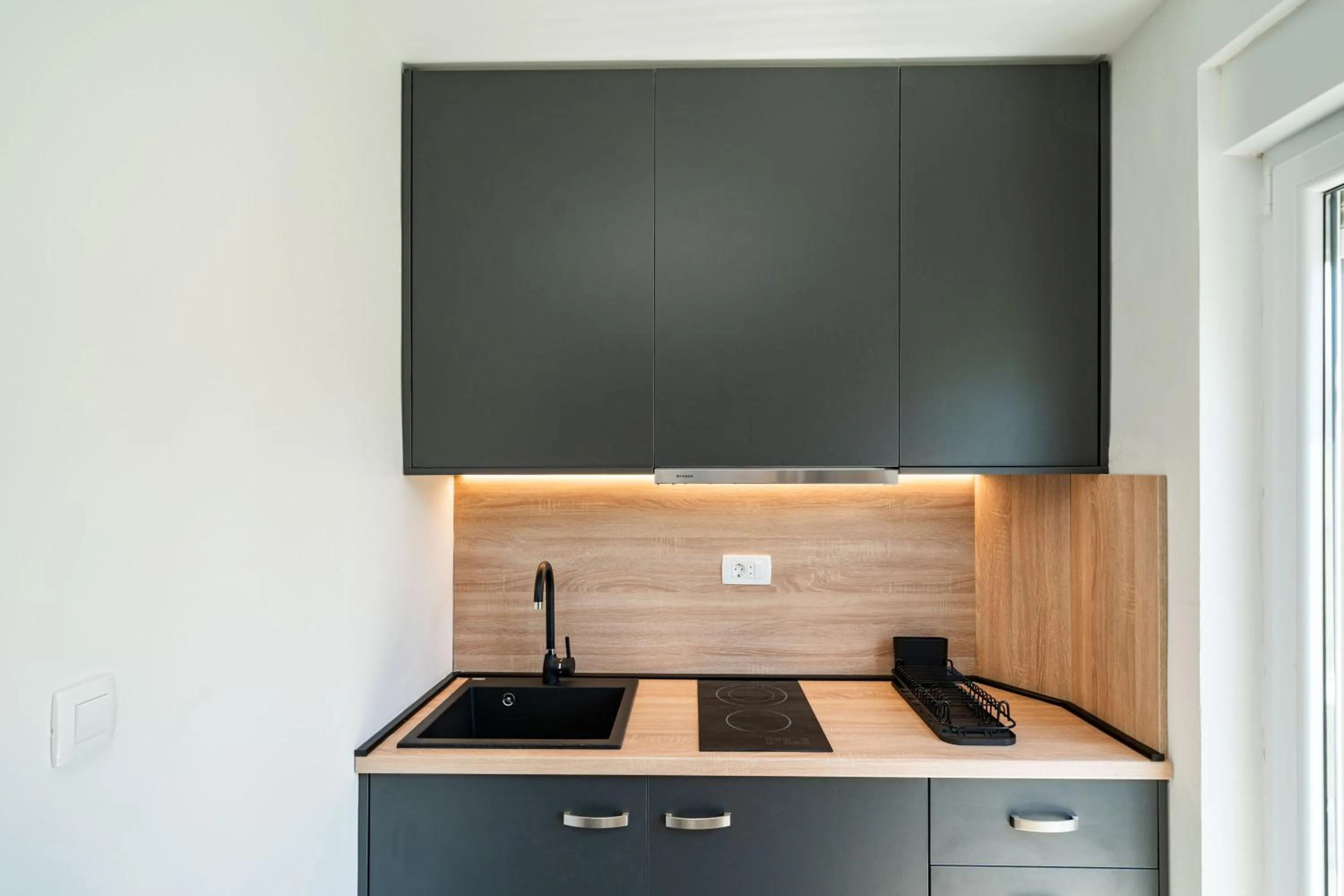 Kitchen or kitchenette in Bacan Serviced Apartments