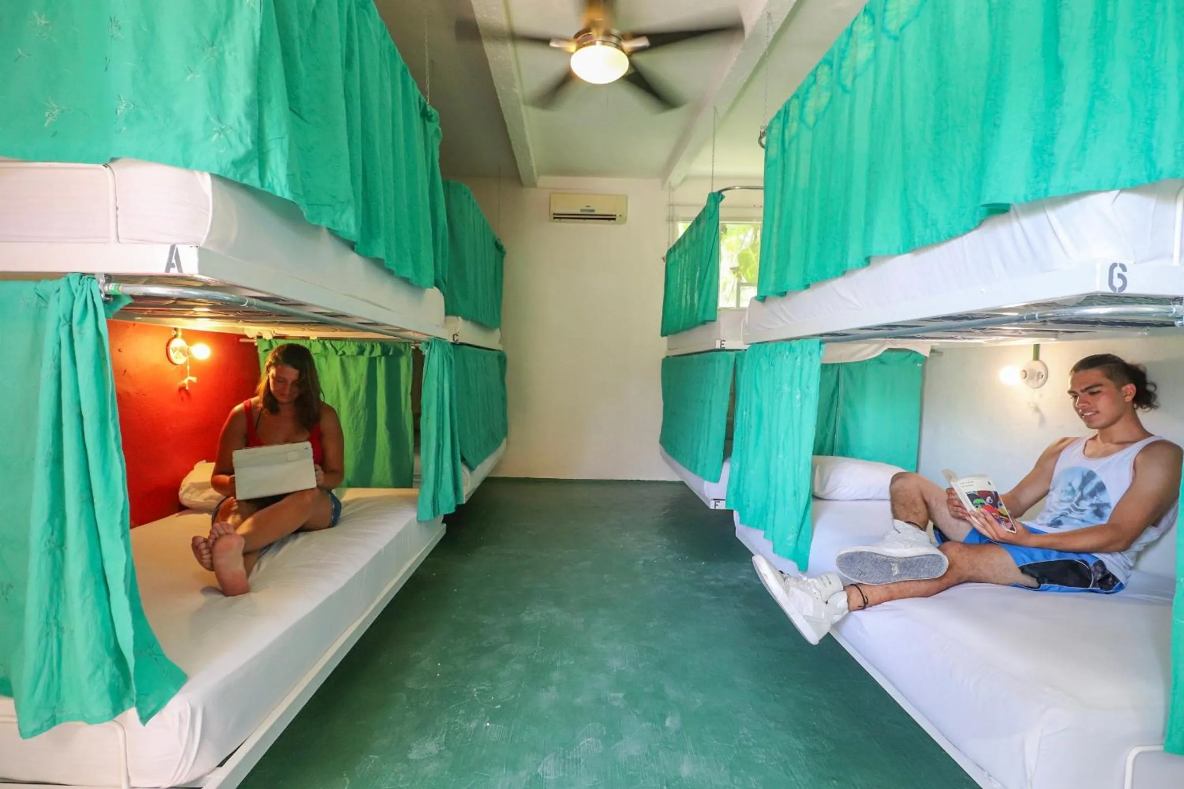 group of guests in Wabi Hostel