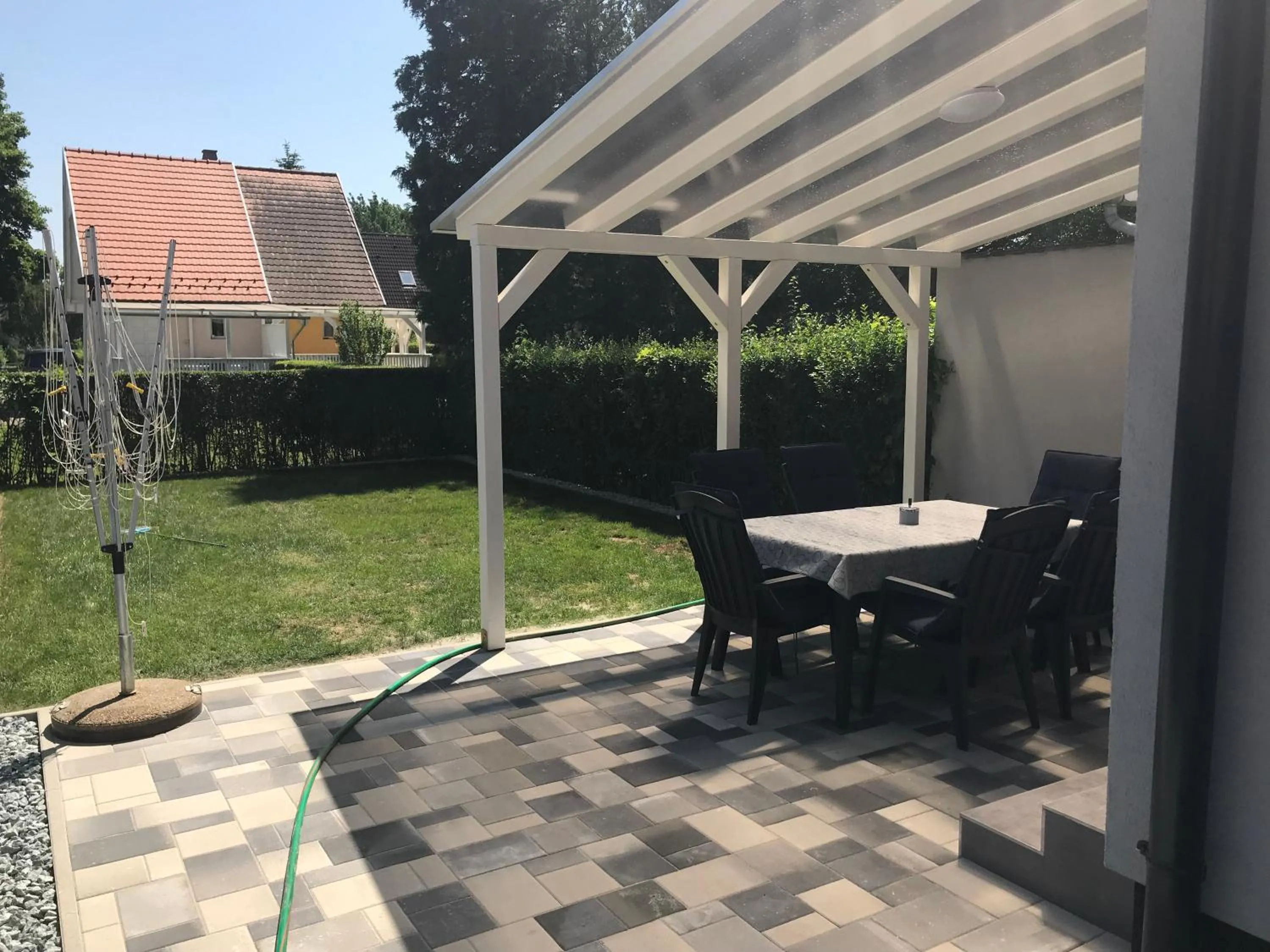 Garden view in Heni Apartment