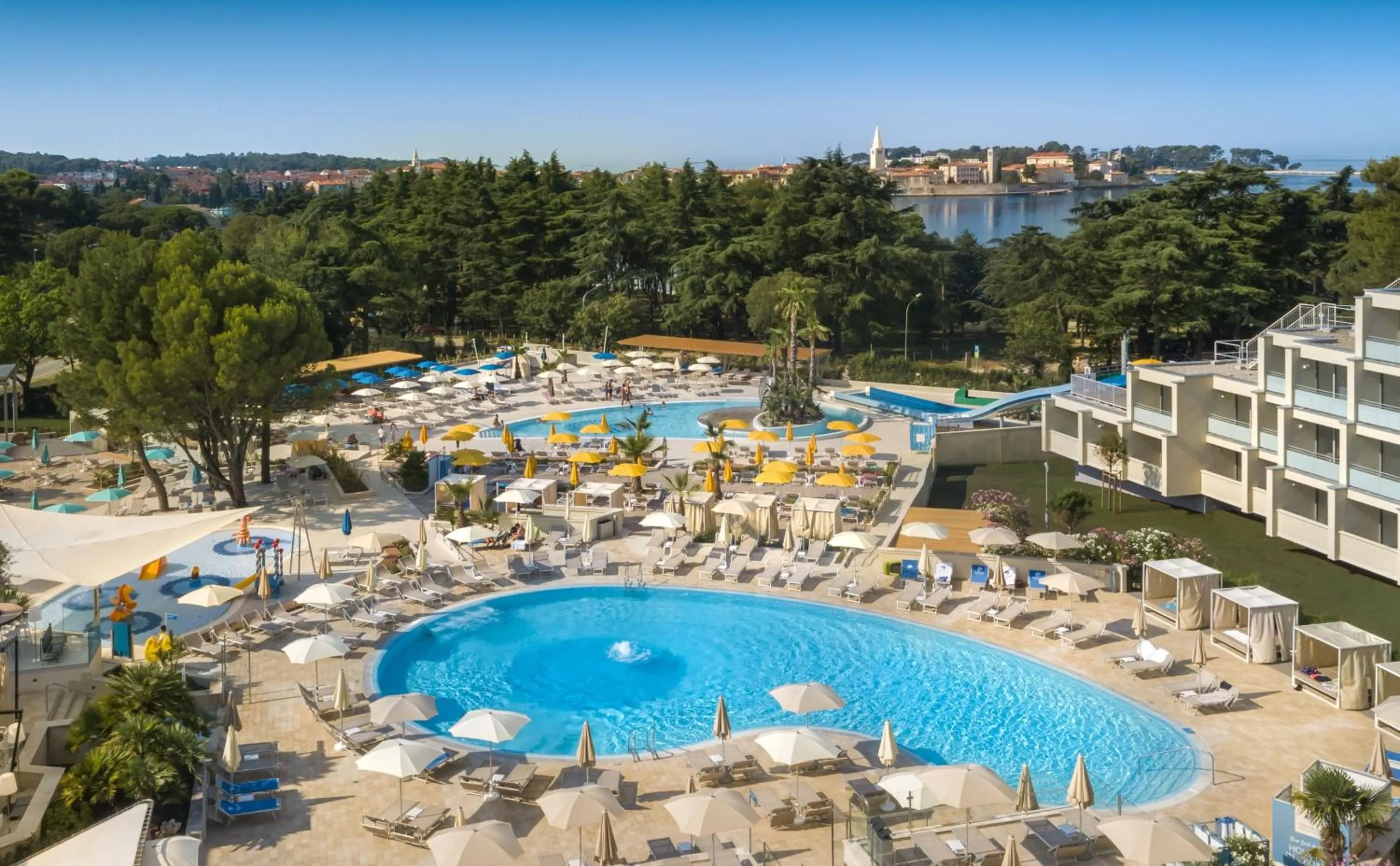 Swimming pool in Valamar Parentino Hotel