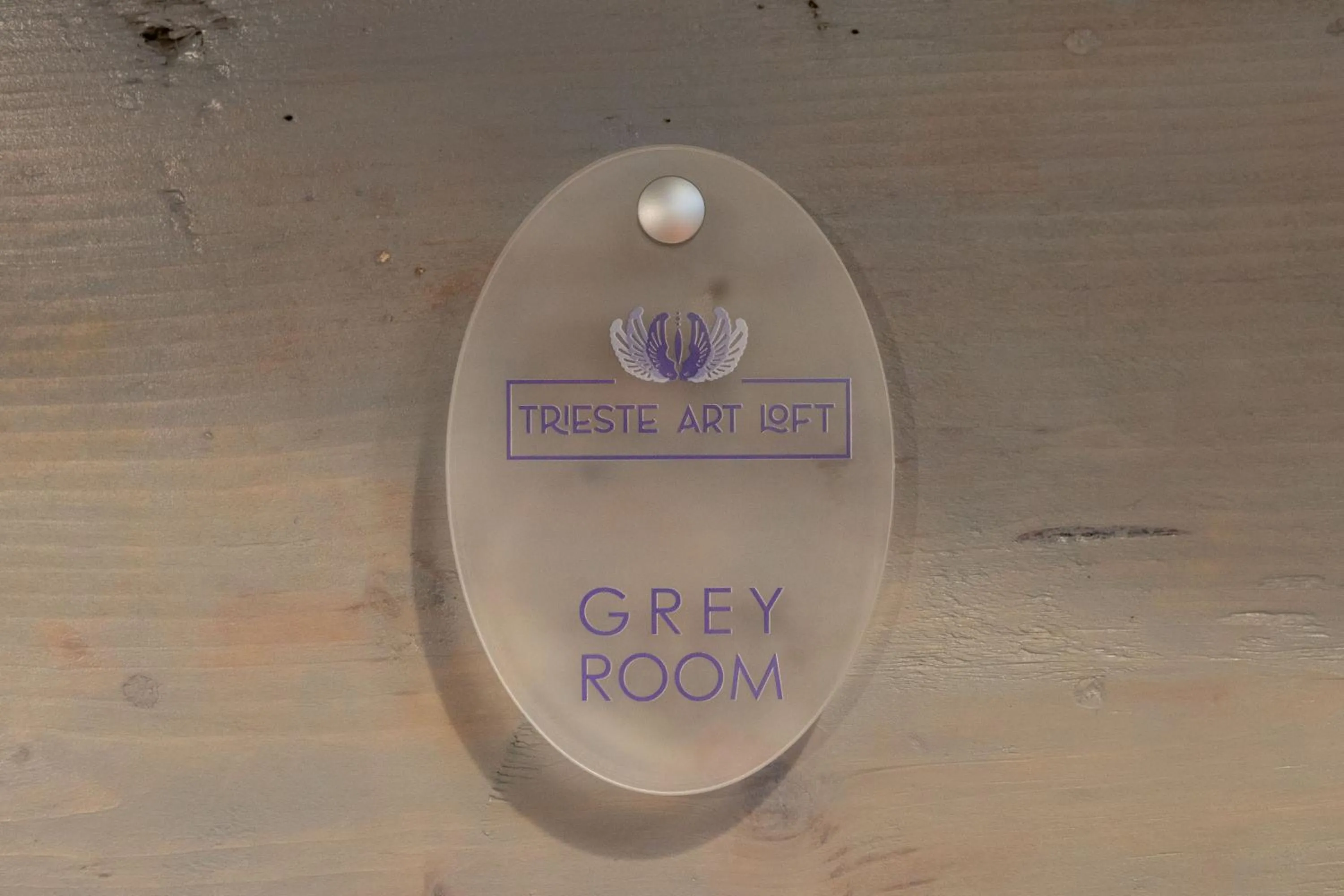 Text overlay in Trieste Art Loft