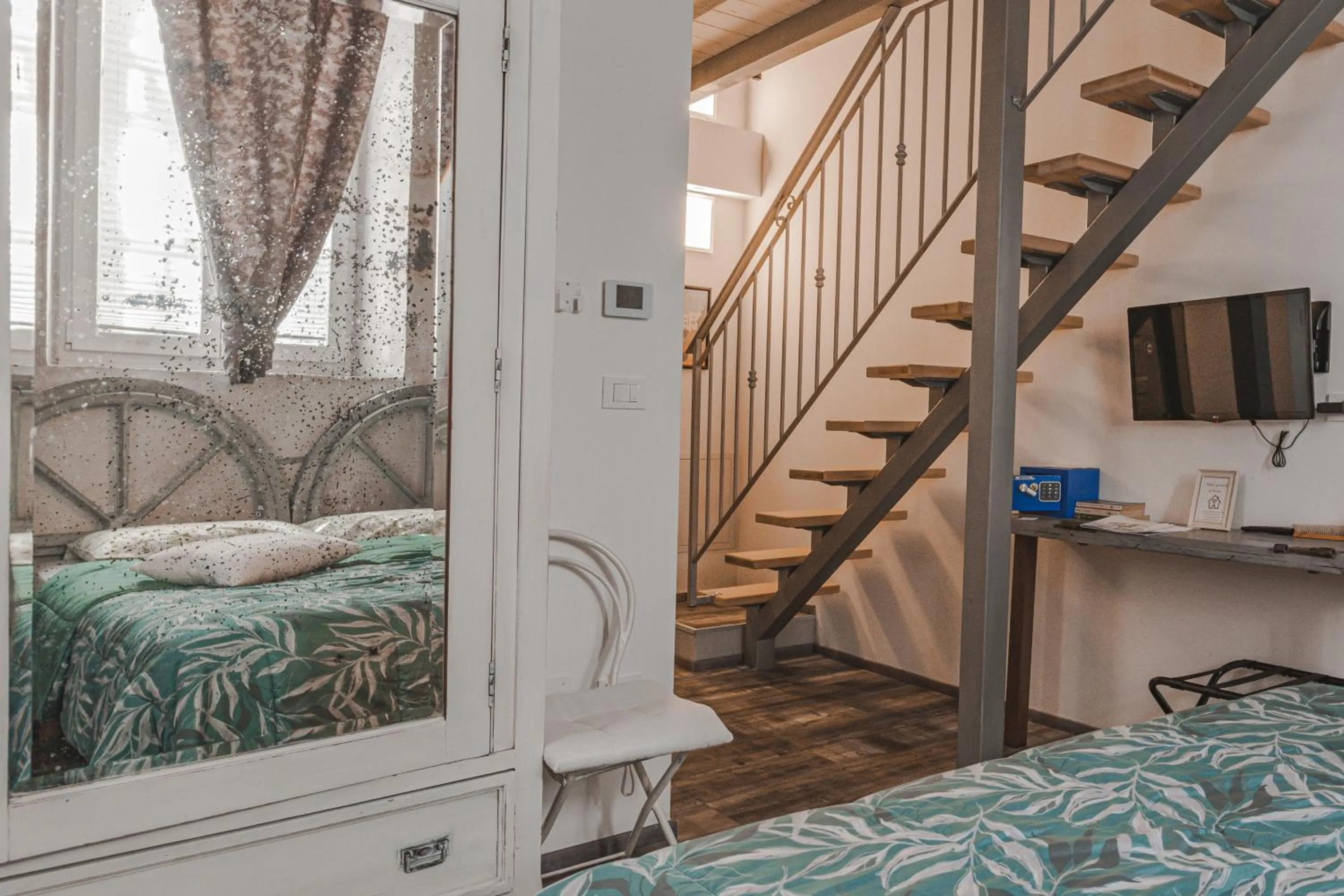 Bed in Trieste Art Loft