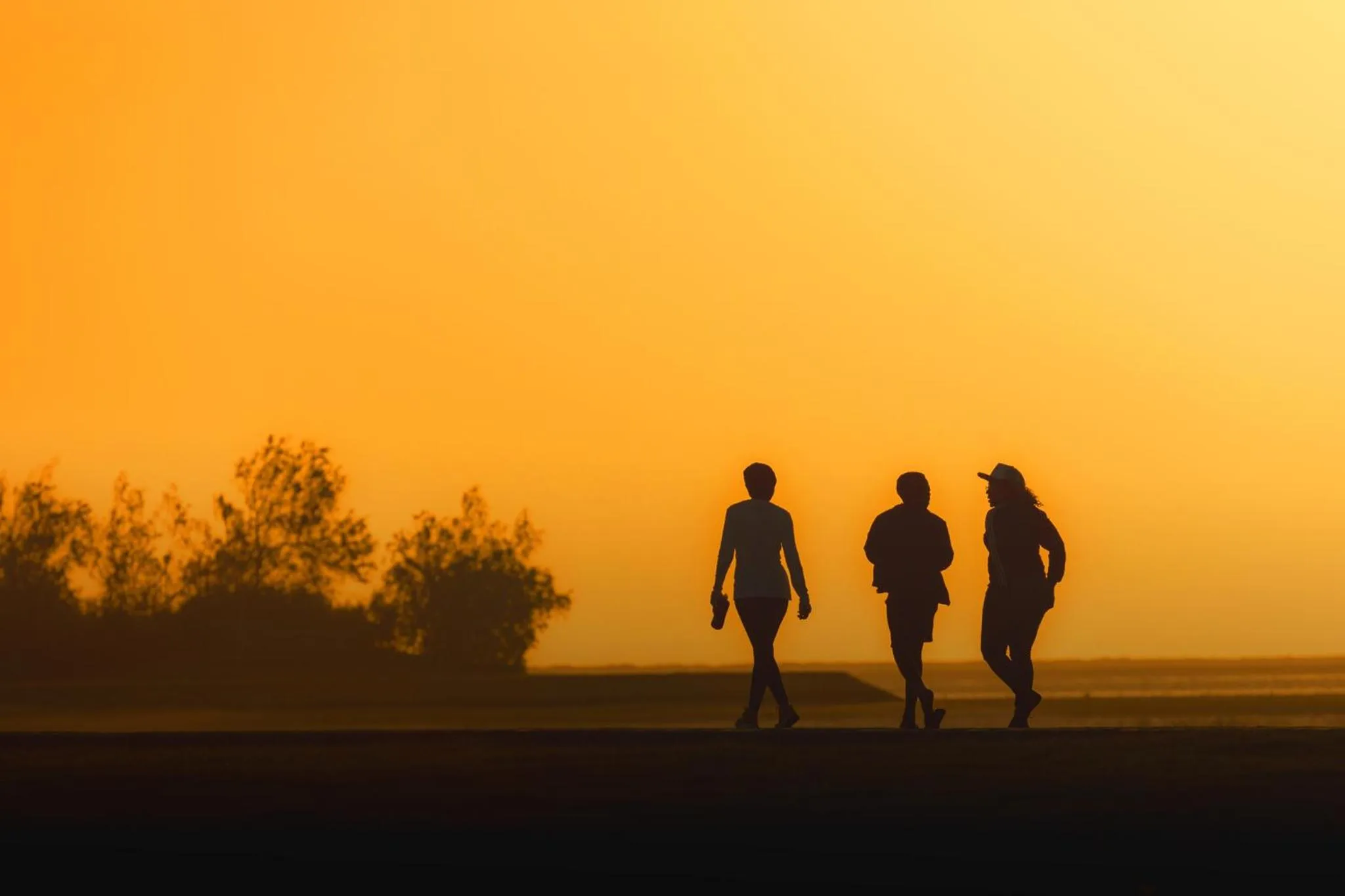 Sunset in Flamingo Villas Boutique Hotel