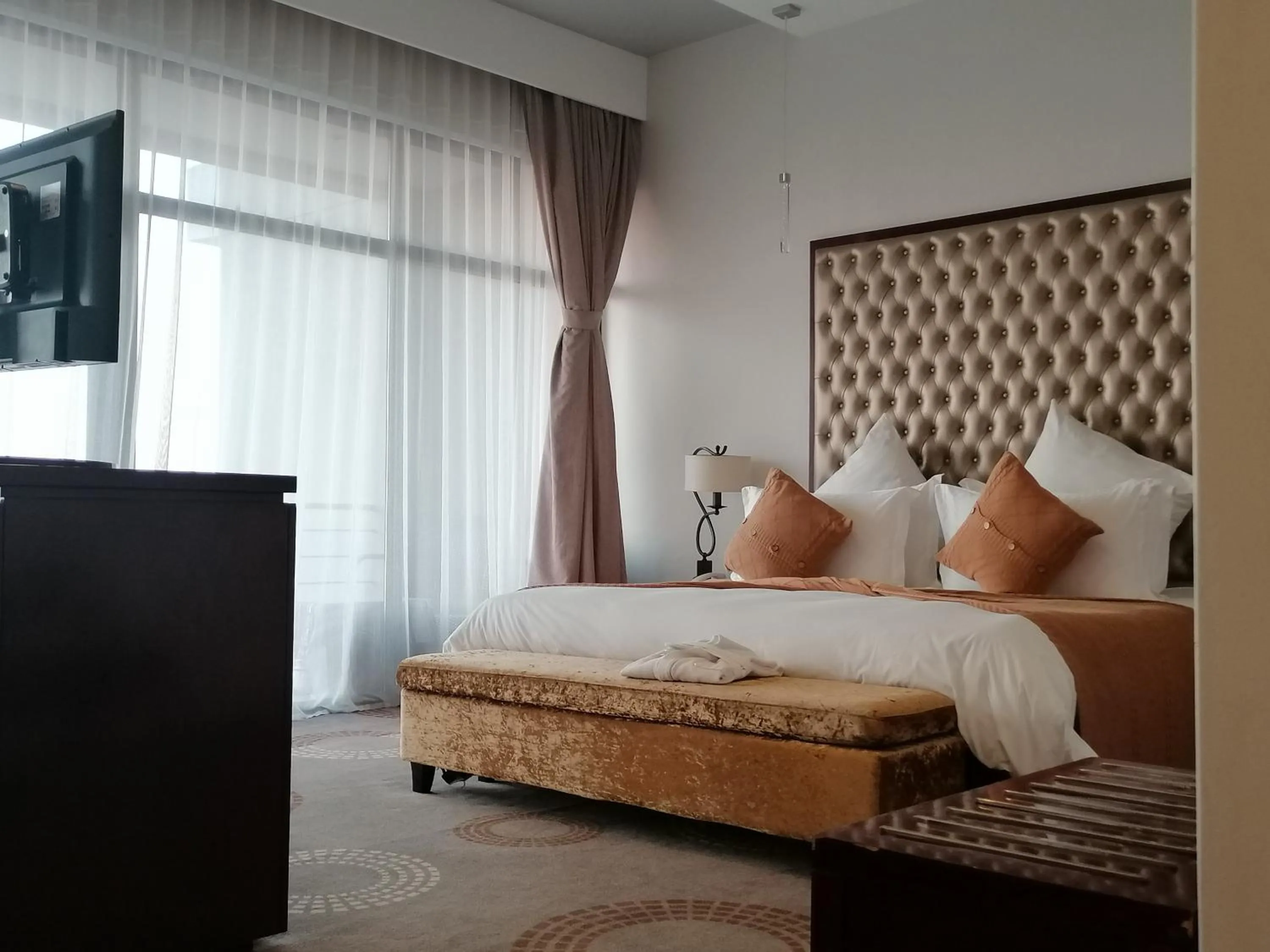 Bed in Flamingo Villas Boutique Hotel