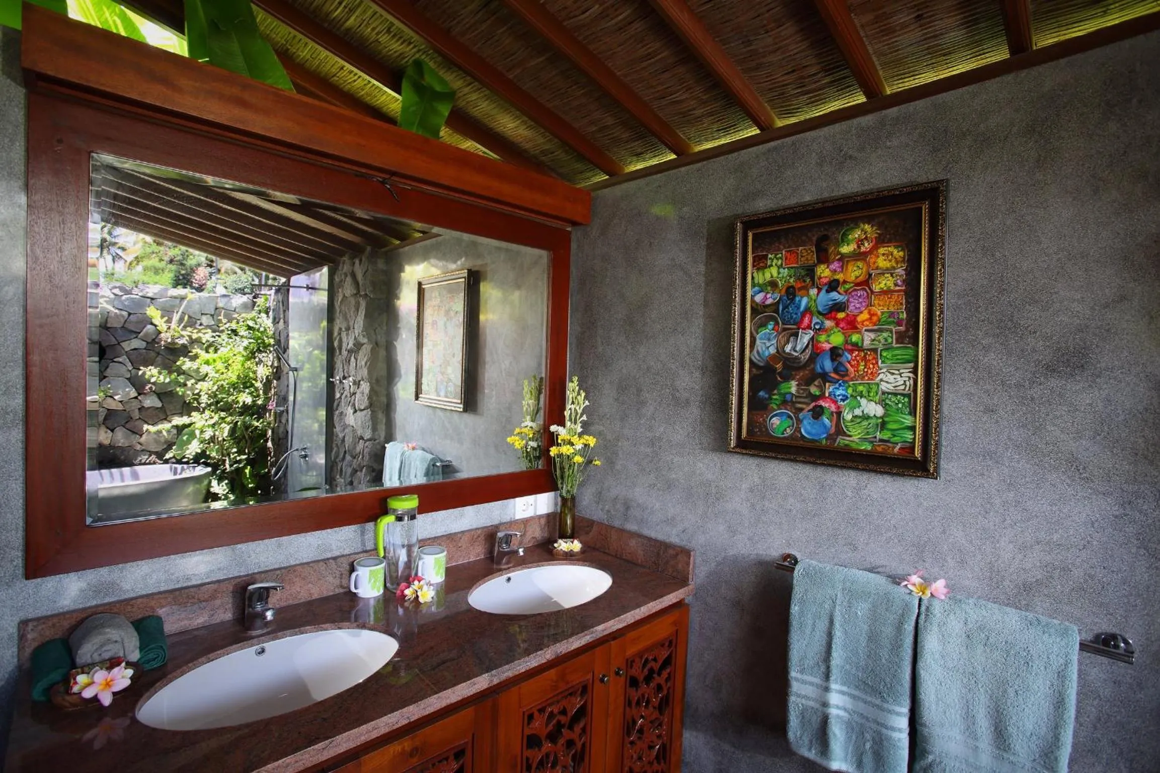 Bathroom in Satori Villas Bali