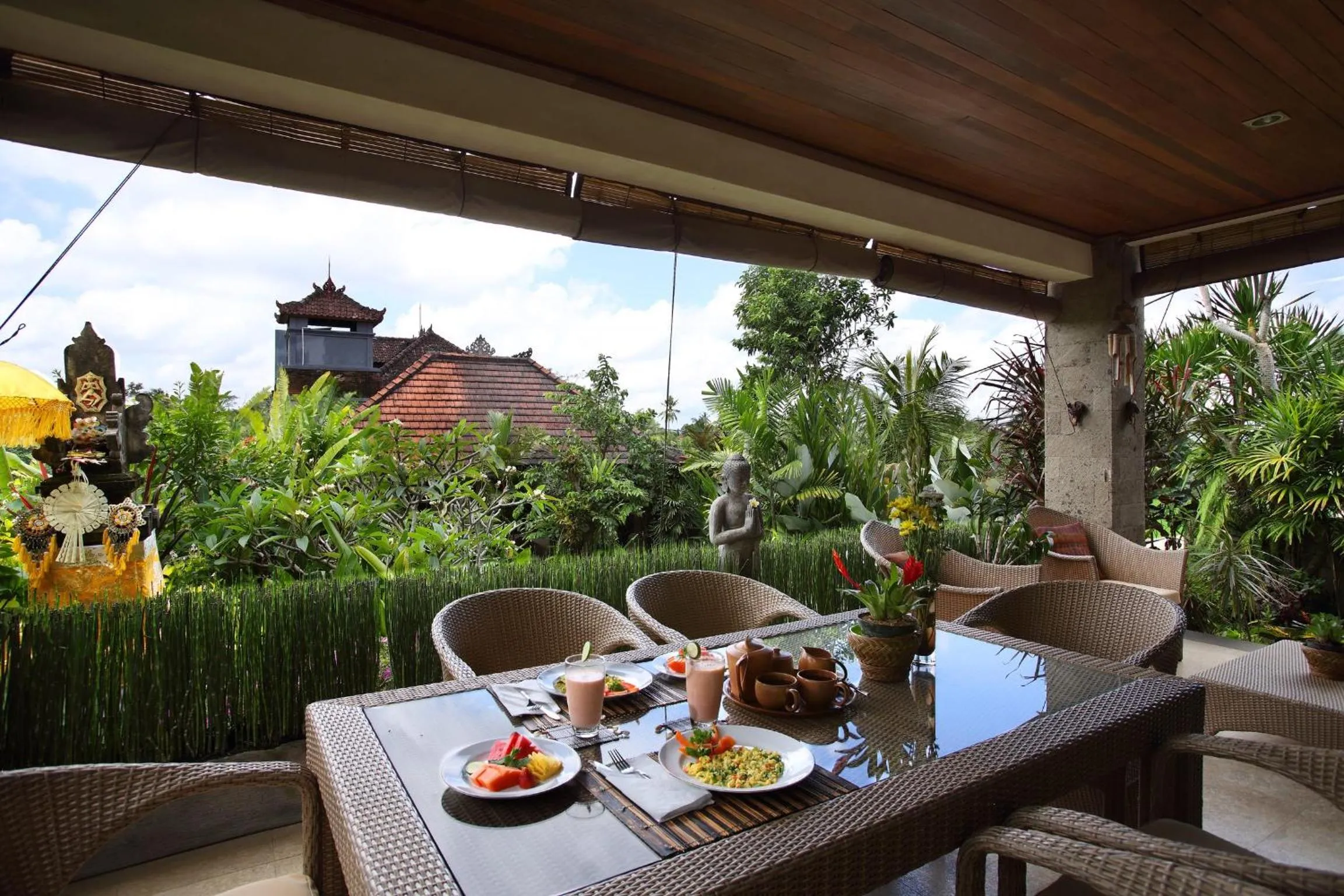 Dining area in Satori Villas Bali