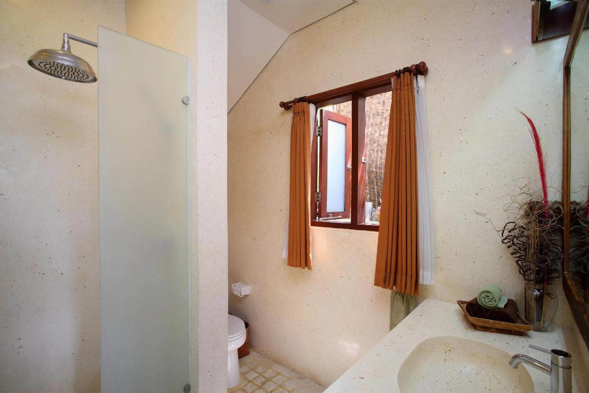 Shower in Satori Villas Bali