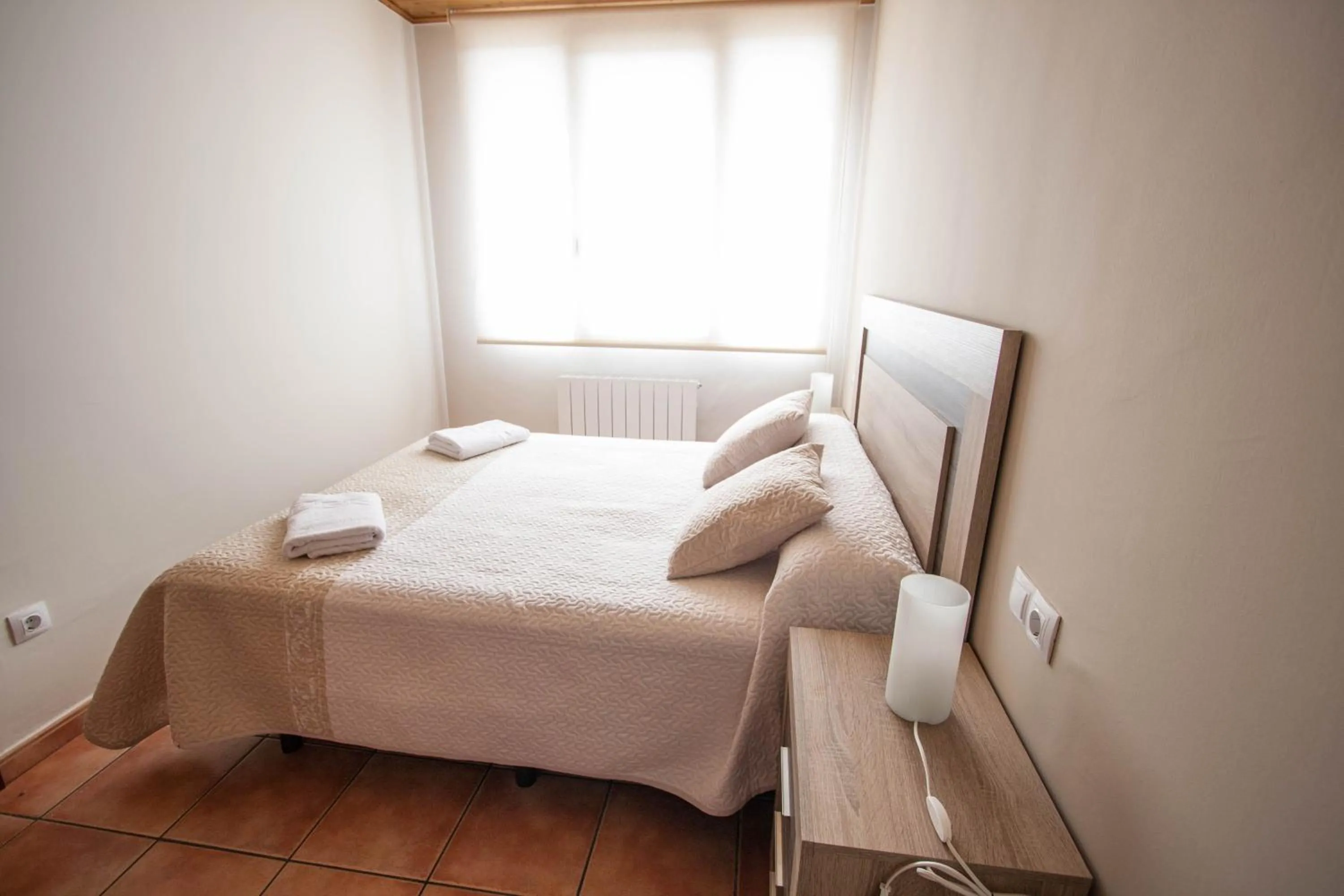 Bedroom, Bed in Apartamentos Mirador de Gúdar