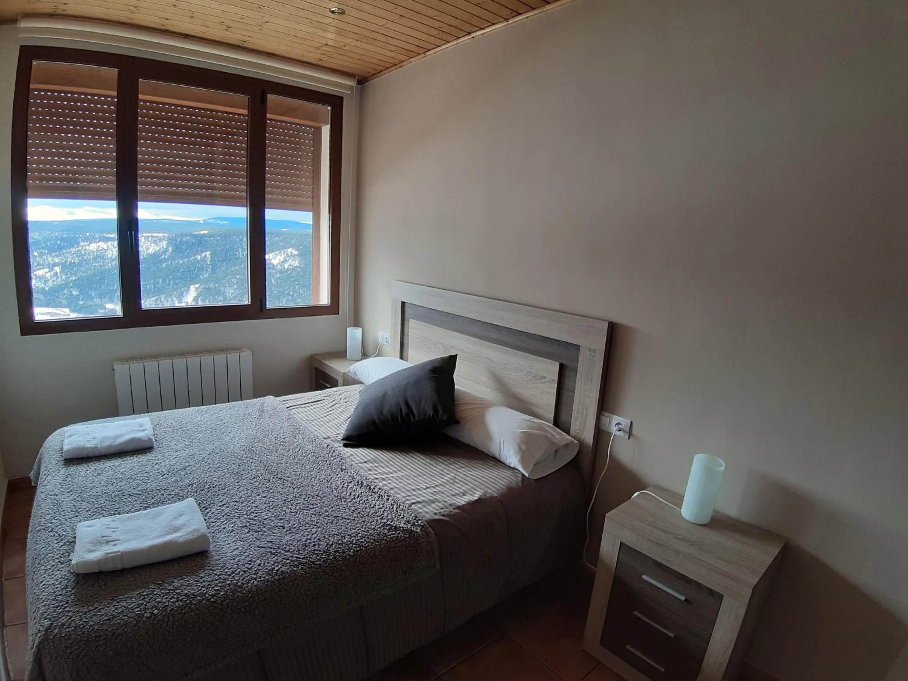 Bed in Apartamentos Mirador de Gúdar