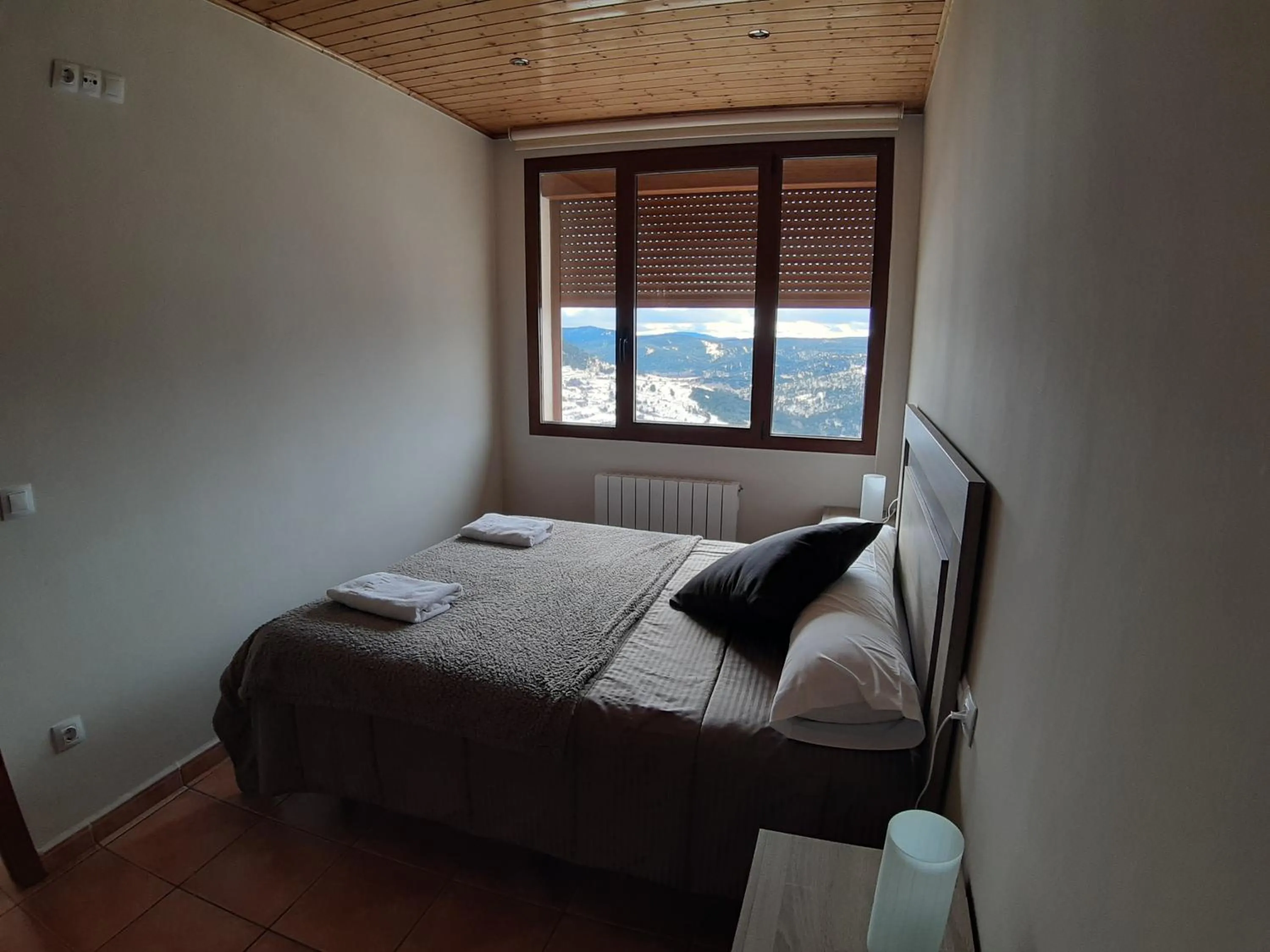 Bed in Apartamentos Mirador de Gúdar