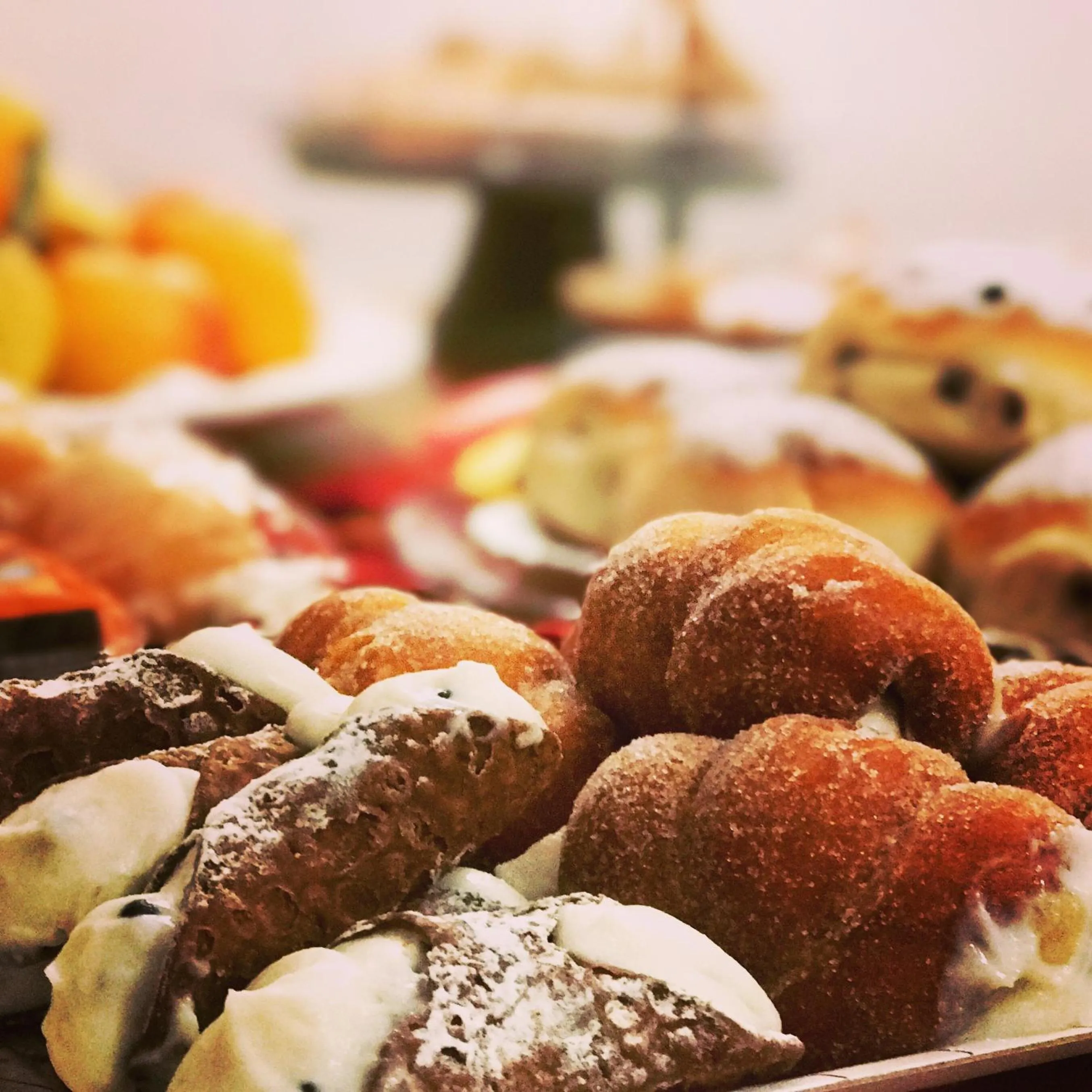 Continental breakfast in LeAlbe di Sicilia