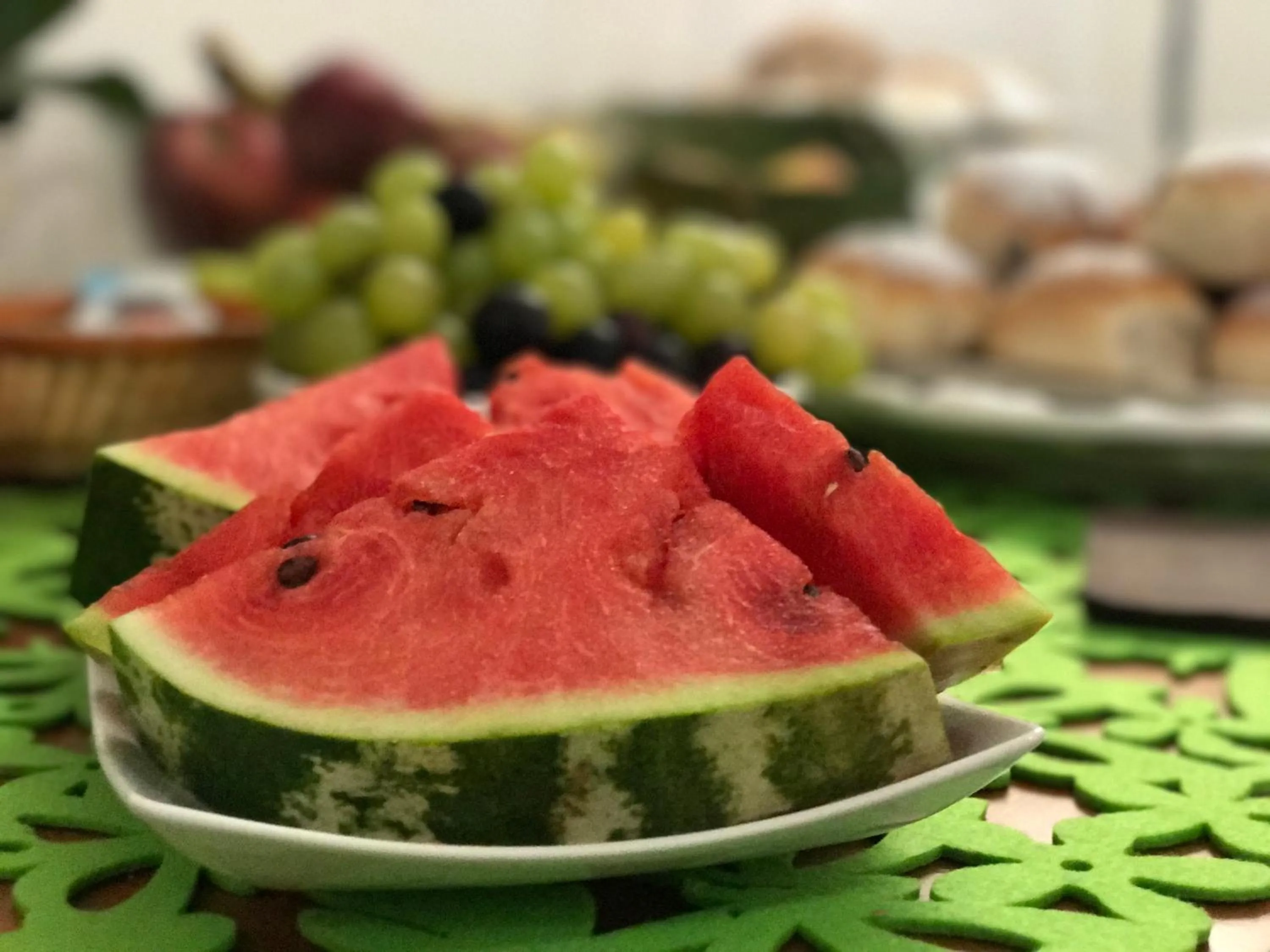 Continental breakfast in LeAlbe di Sicilia