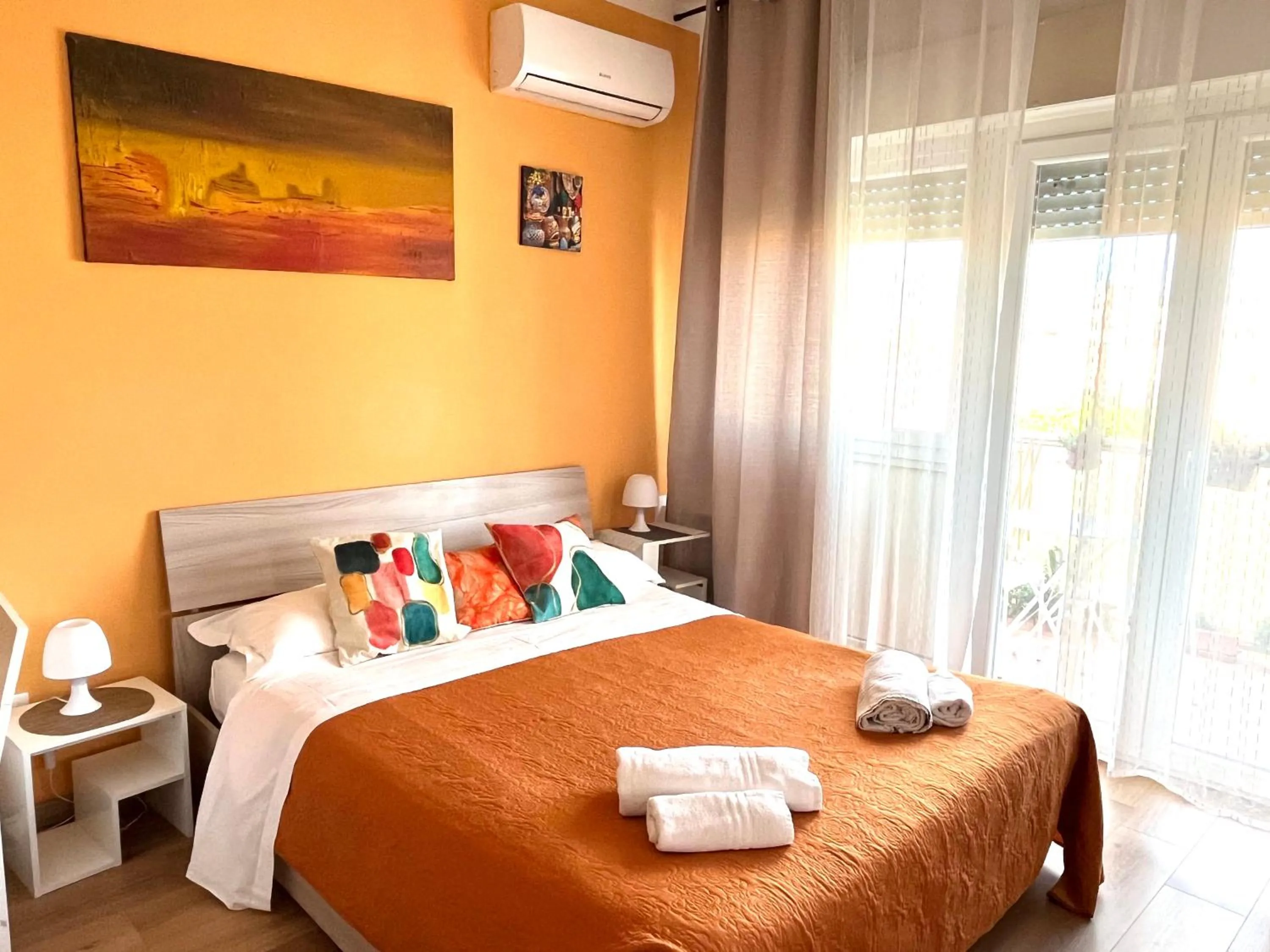 Bed in LeAlbe di Sicilia