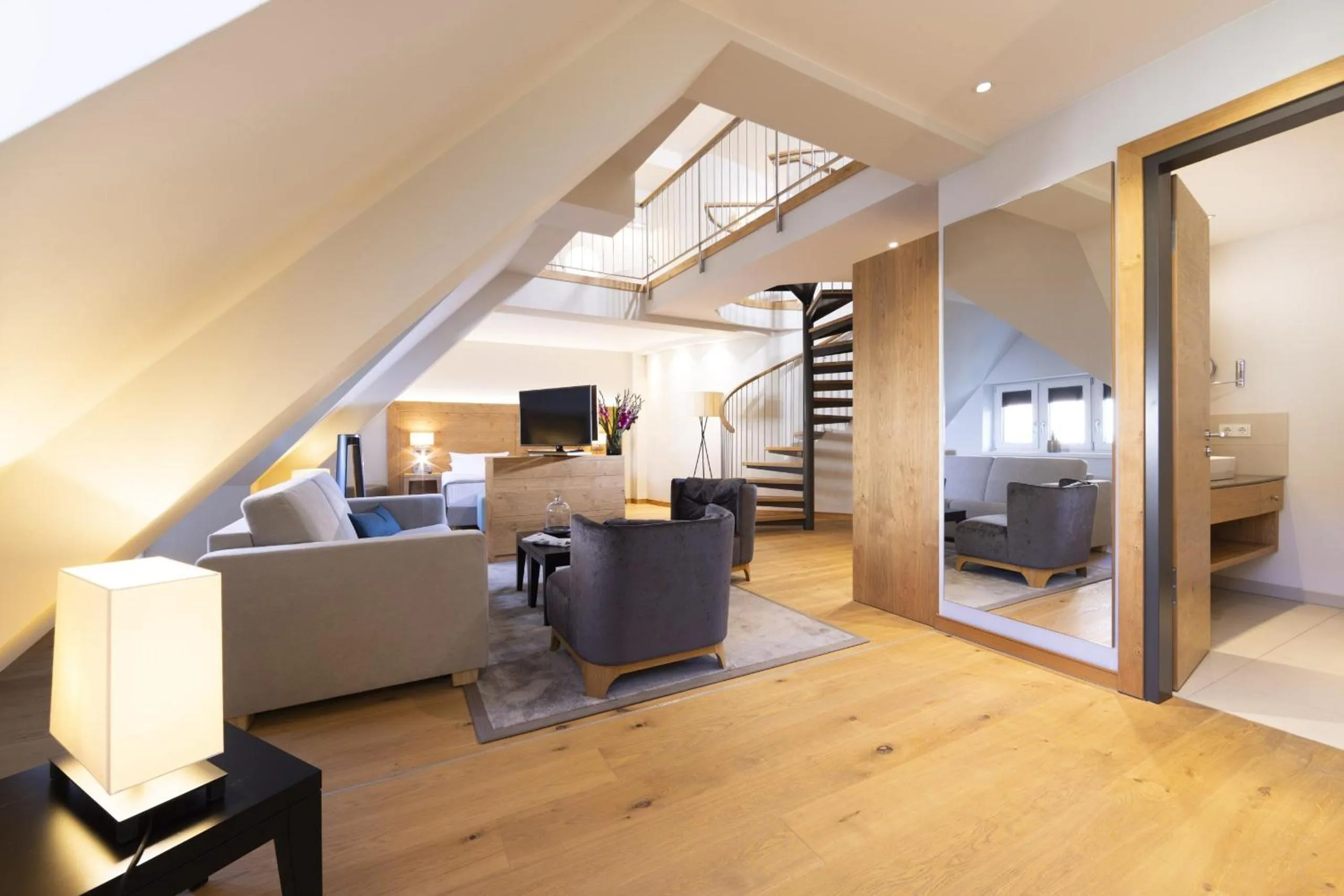 Photo of the whole room, Bed in Gasthof Zufriedenheit