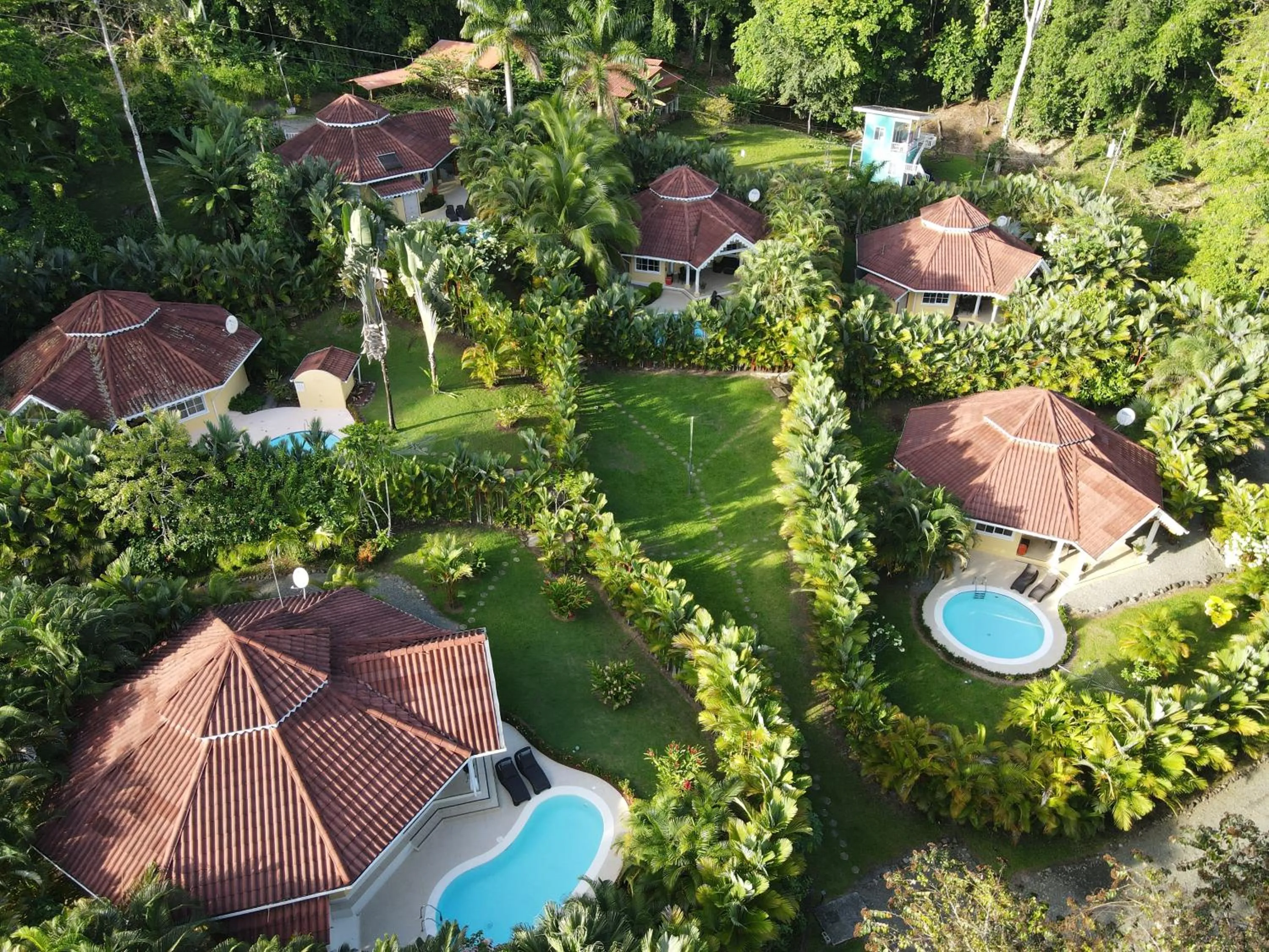 Bird's eye view in Lomas del Caribe