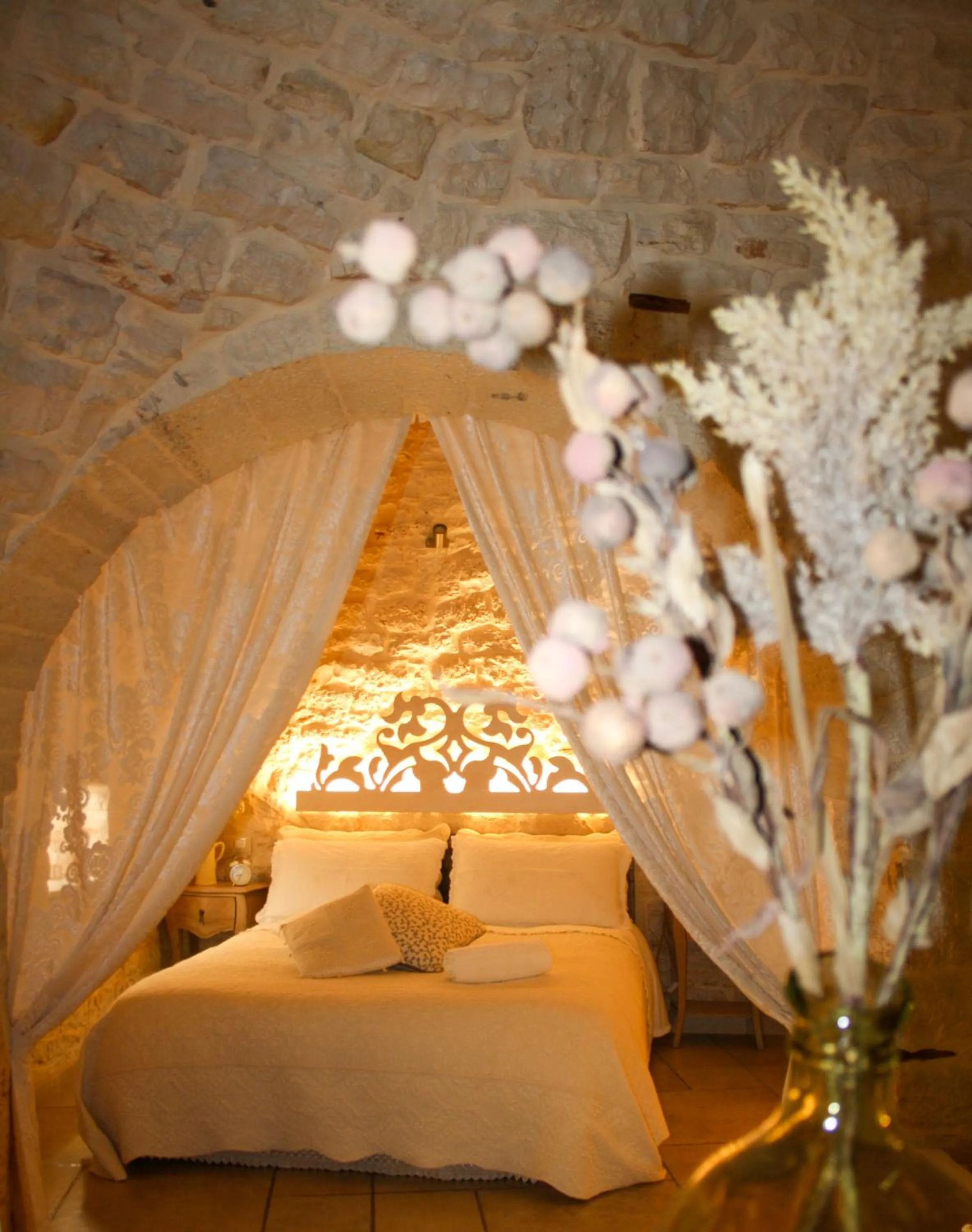 Bed in EnjoyTrulli - Unesco Site