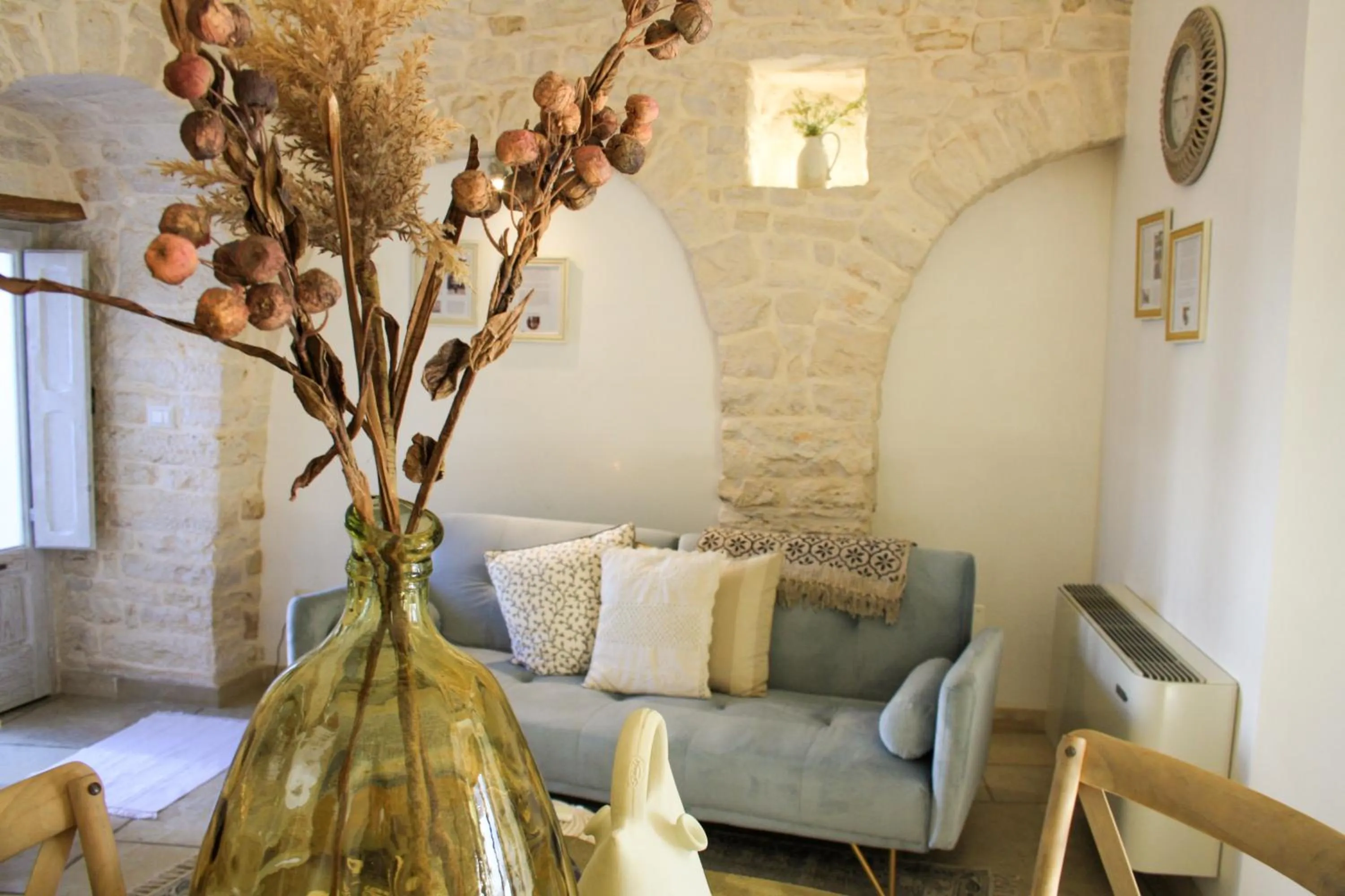 Living room in EnjoyTrulli - Unesco Site