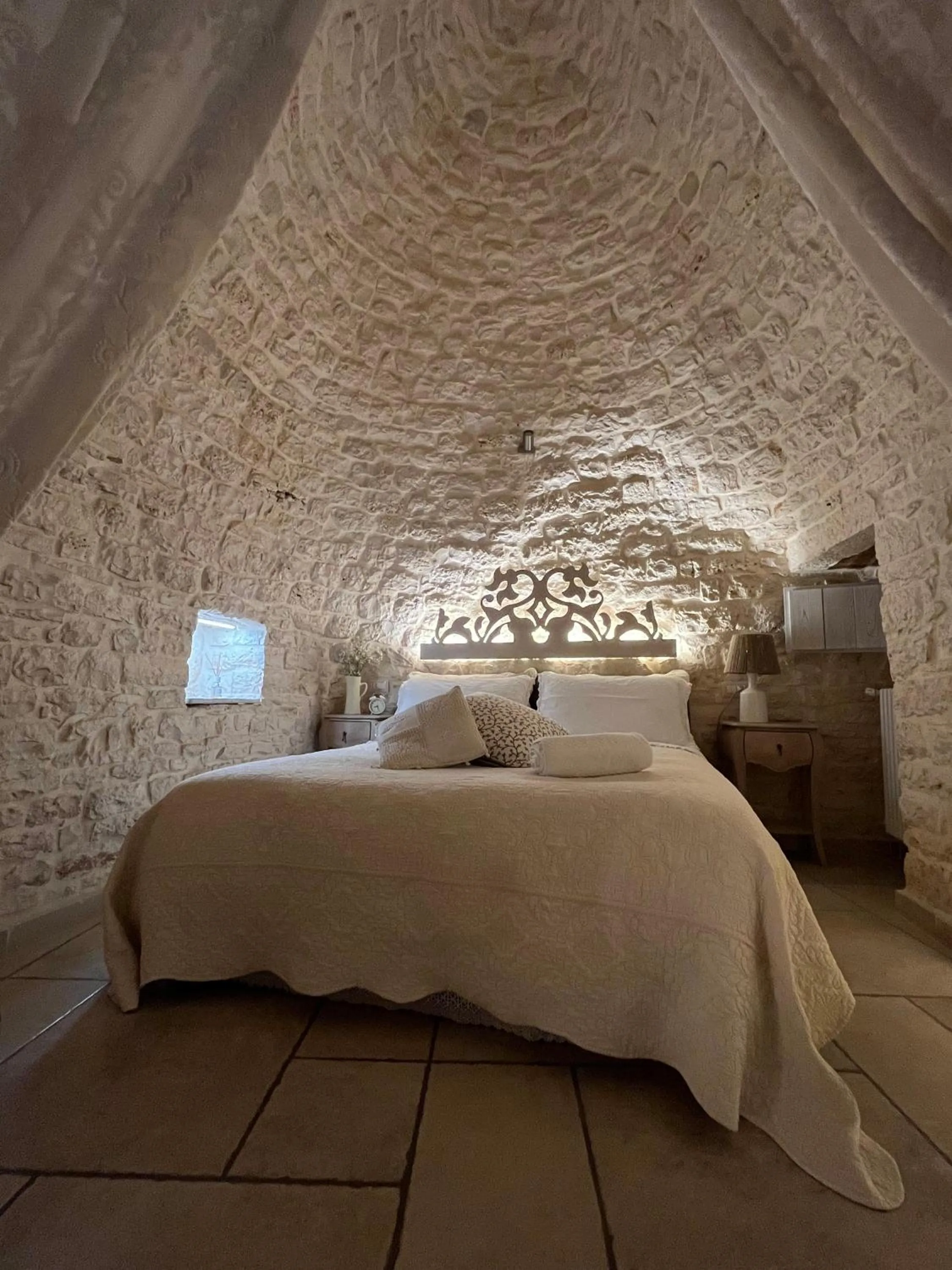 Bed in EnjoyTrulli - Unesco Site