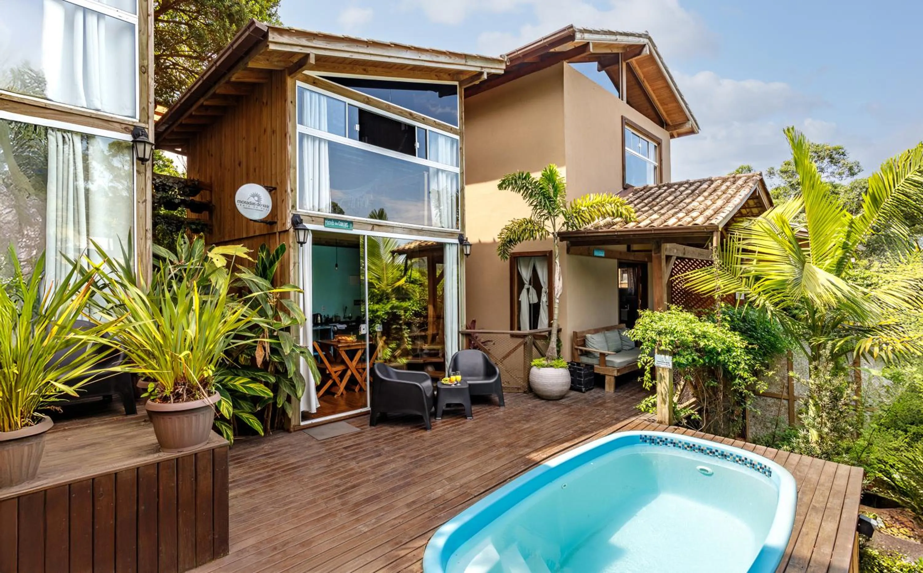 Garden in Moradas do Vale Praia do Rosa