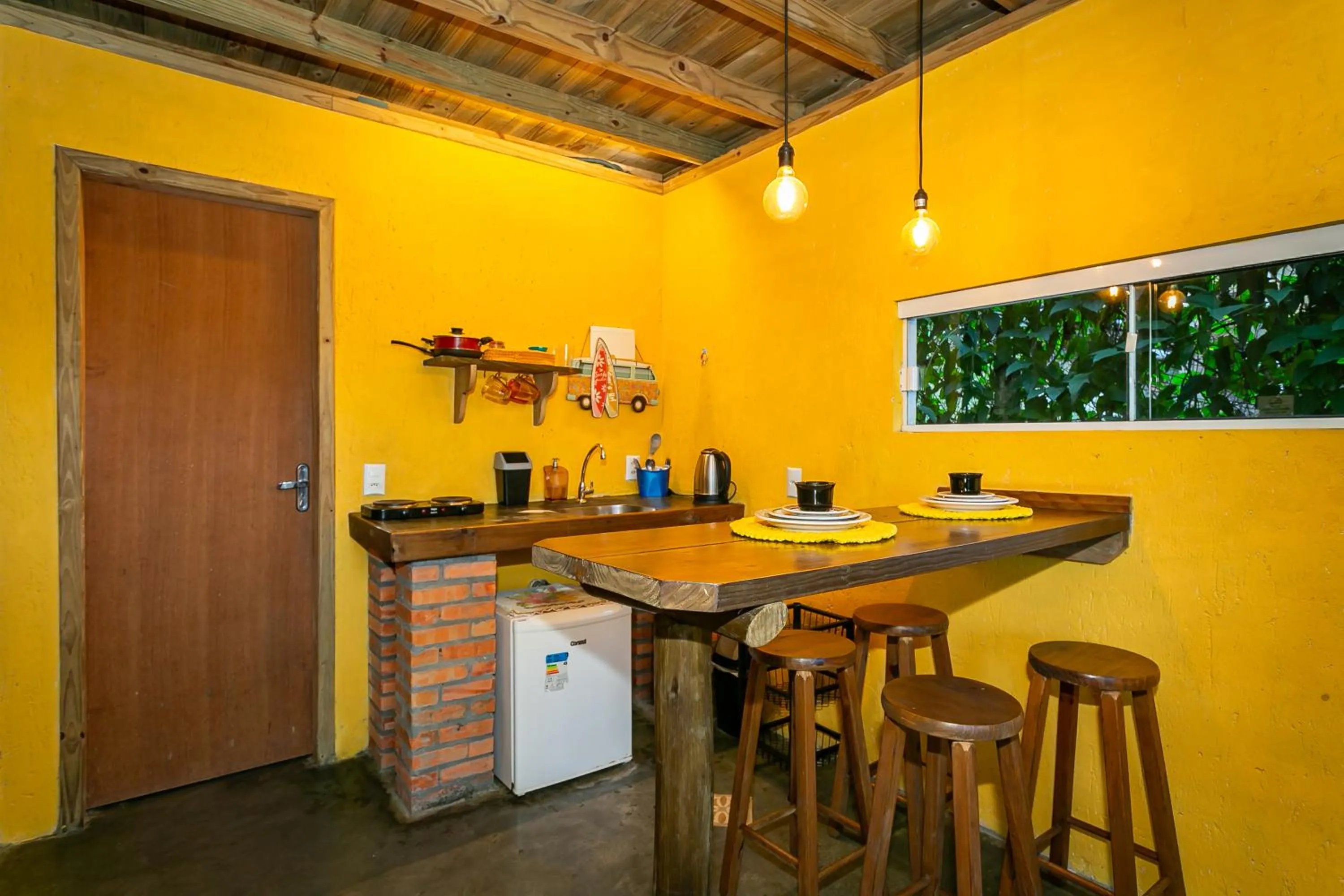 Kitchen or kitchenette in Moradas do Vale Praia do Rosa