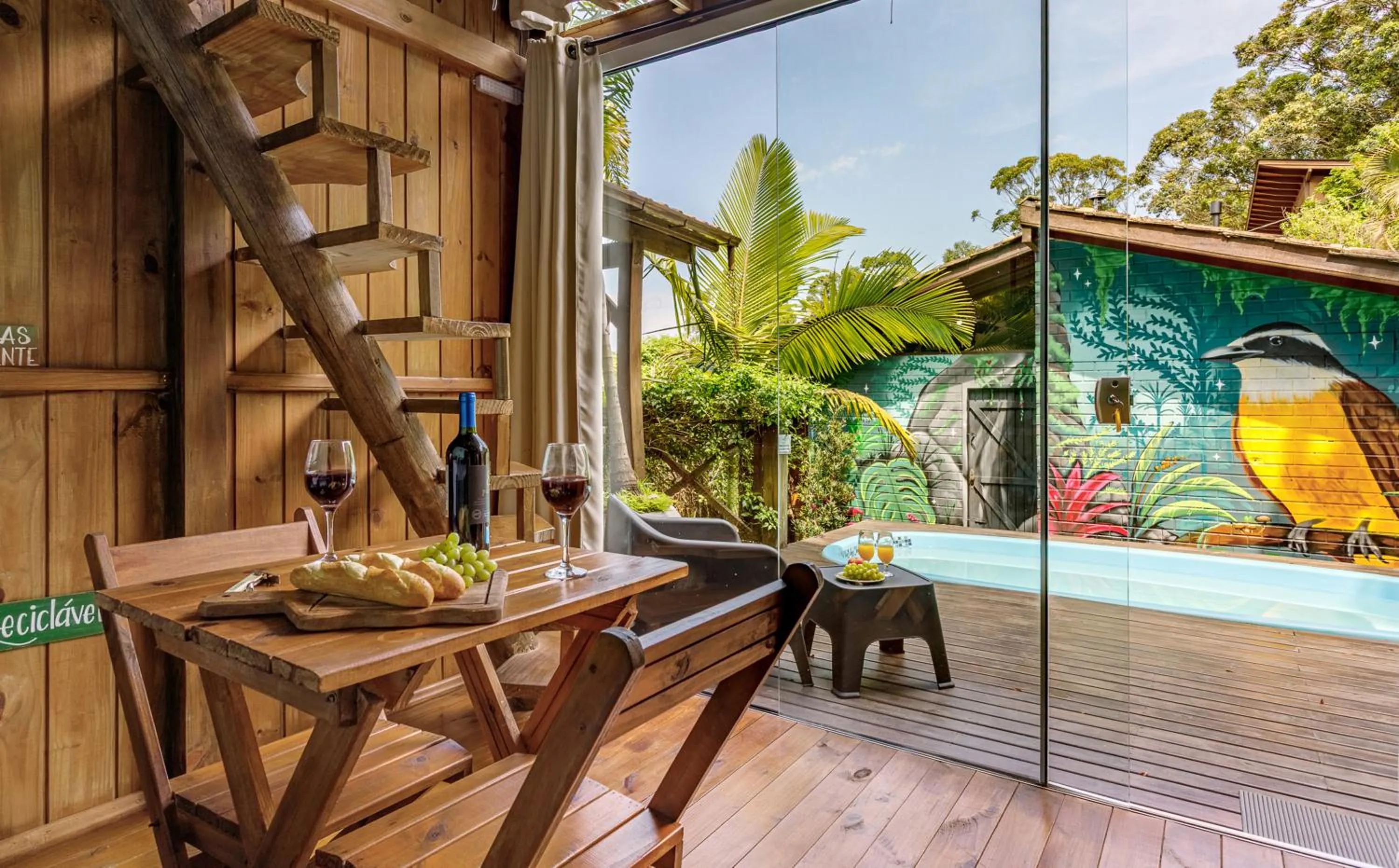 Living room in Moradas do Vale Praia do Rosa