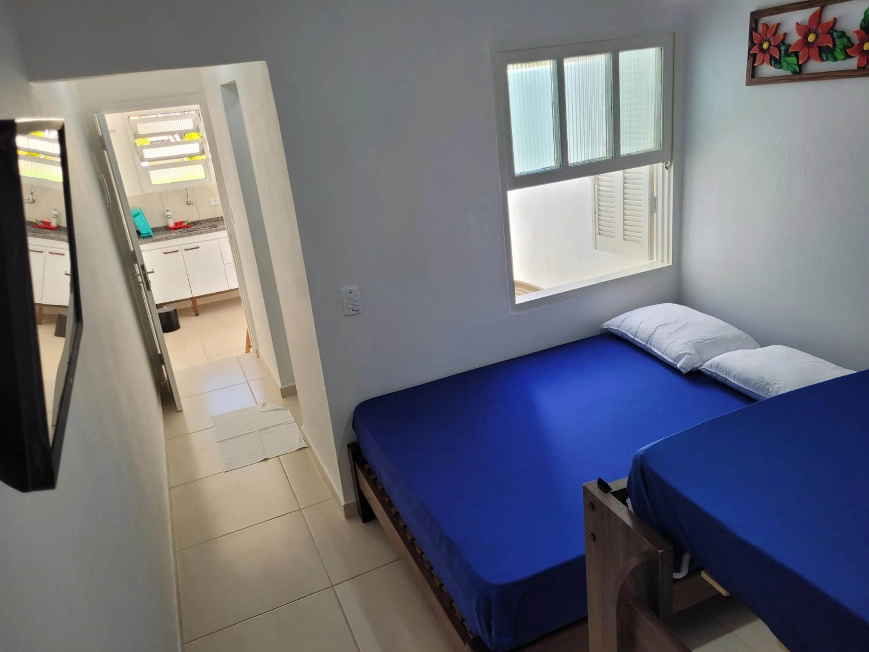 Bed in Kitchenette Charmosa no Itagua