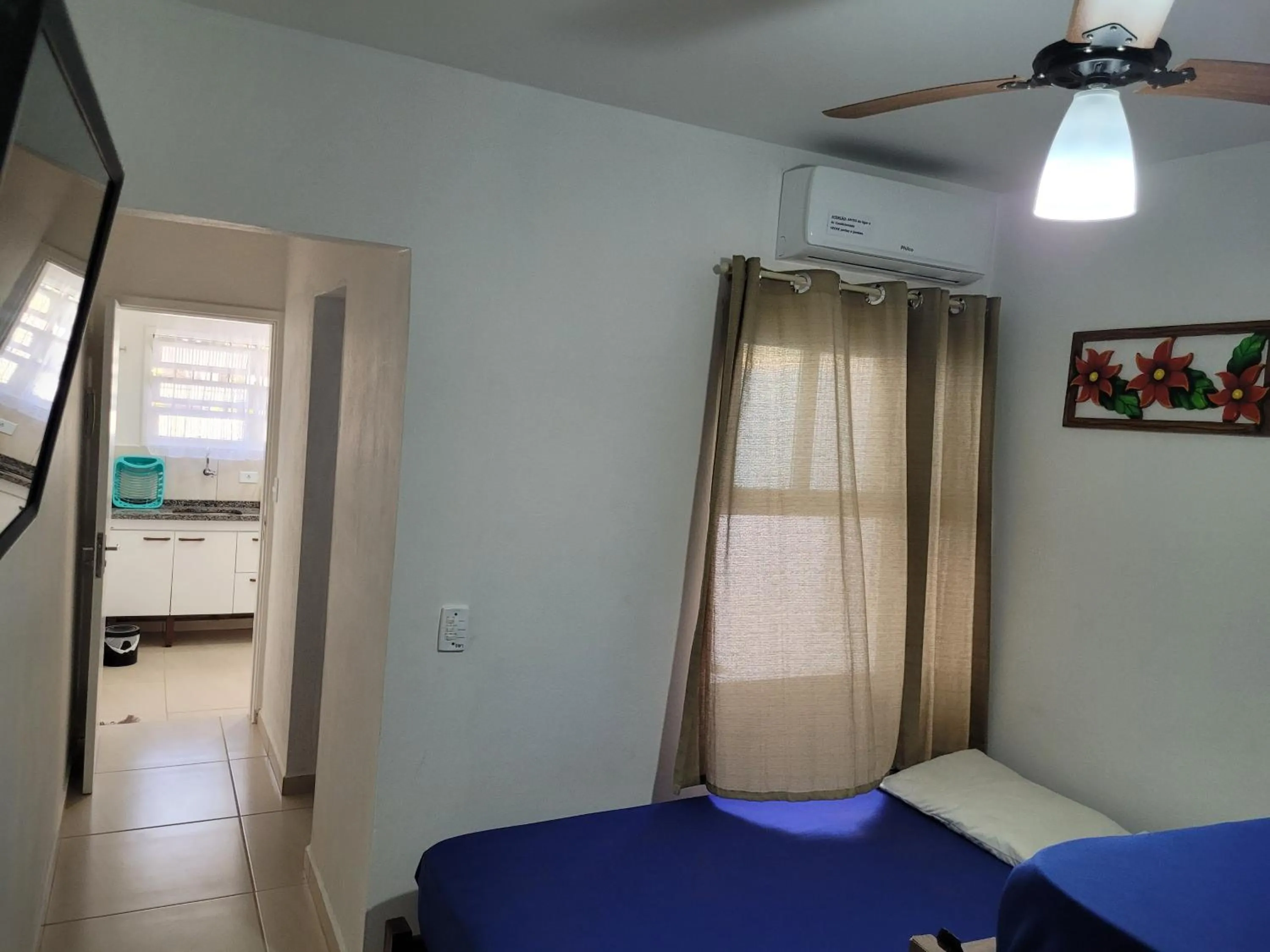 Bed in Kitchenette Charmosa no Itagua
