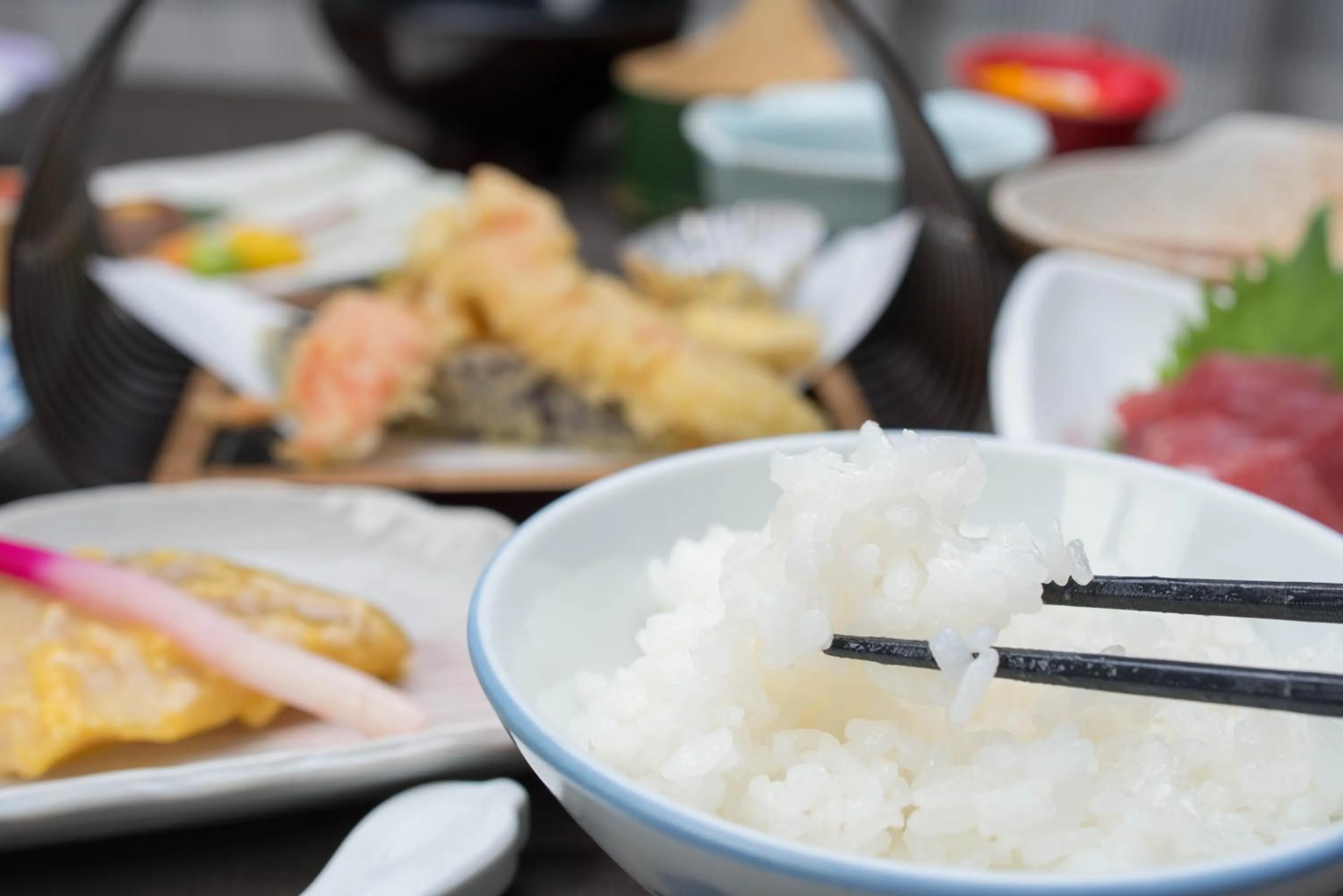 Asian breakfast in Mizu no Kaori