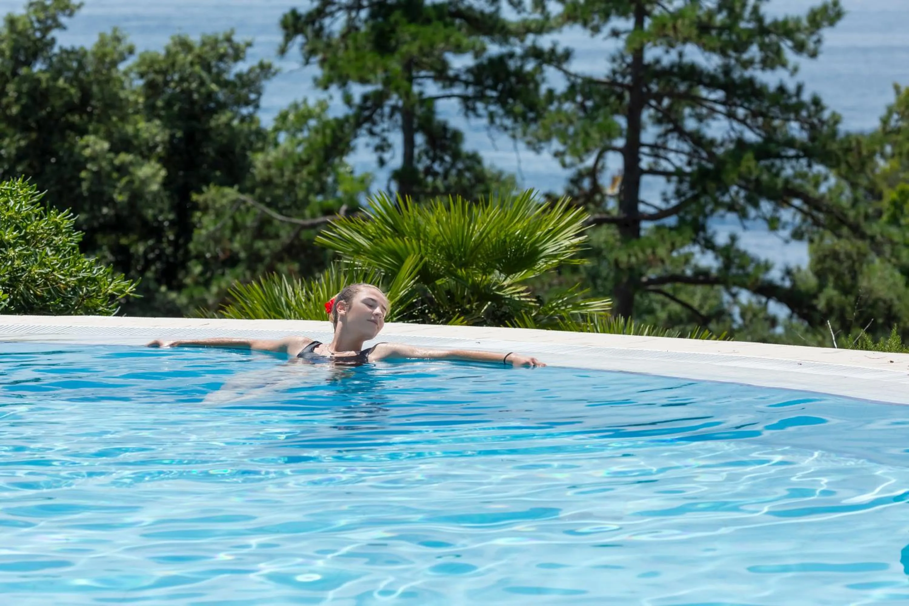 Swimming pool in Hotel Kvarner Palace