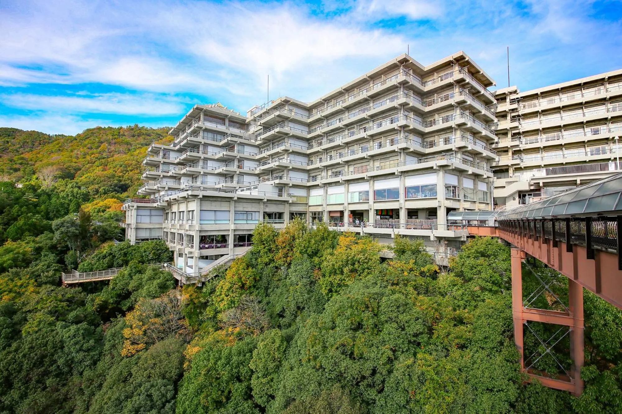 Property building in Ooedo Onsen Monogatari Minoh Kanko Hotel