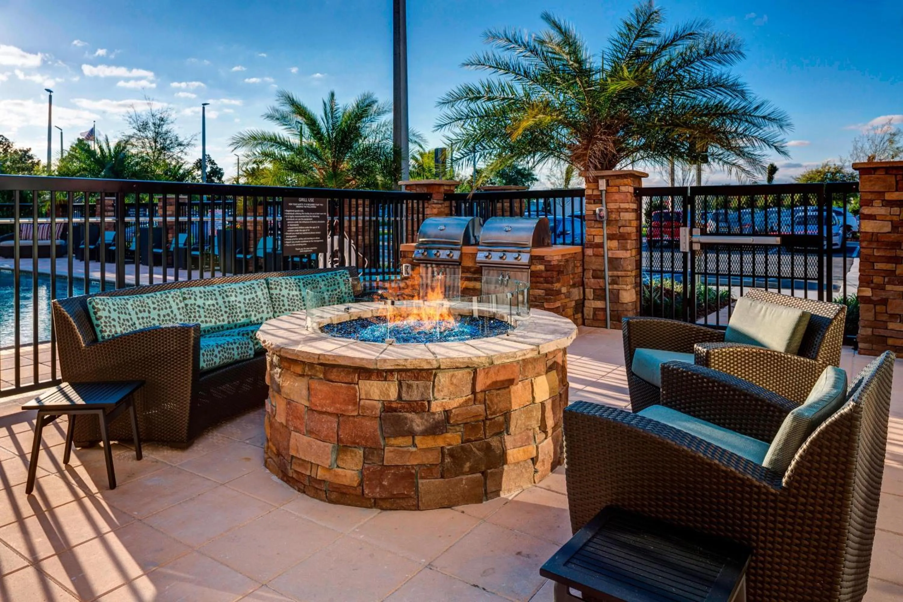 Balcony/Terrace in Residence Inn by Marriott Jacksonville South Bartram Park