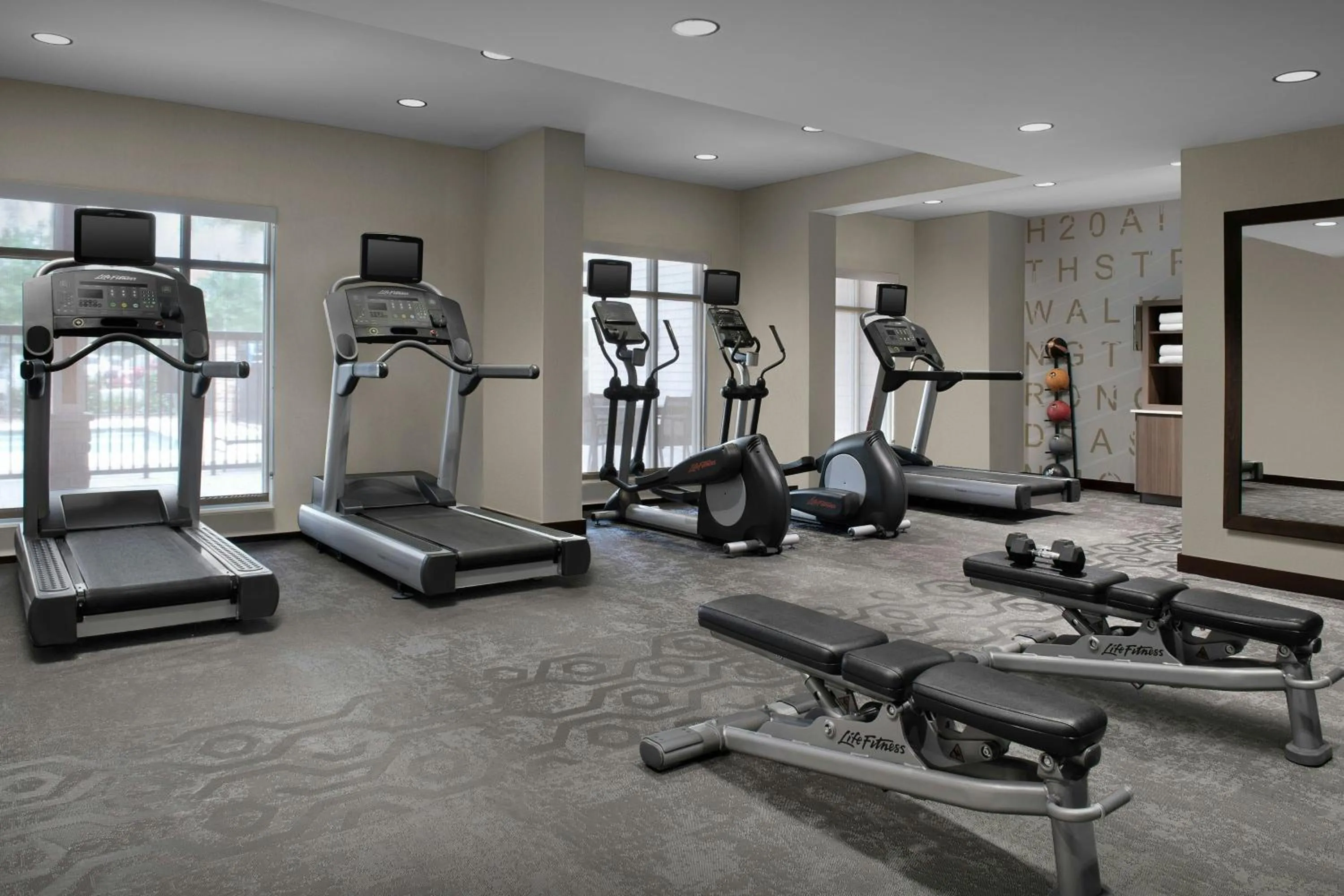 Fitness centre/facilities in Residence Inn by Marriott Jacksonville South Bartram Park