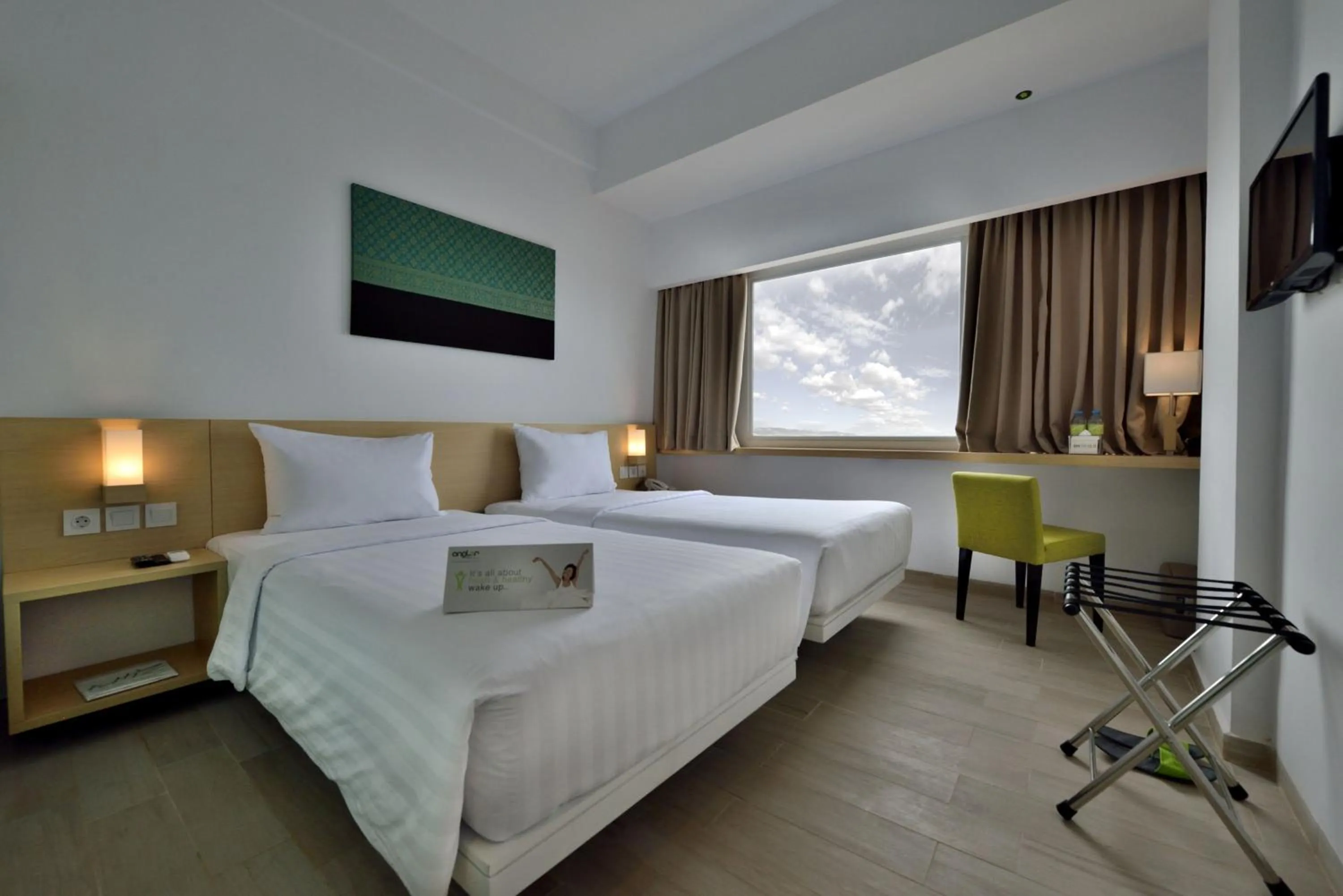 Bed in Whiz Prime Hotel Sudirman Pekanbaru