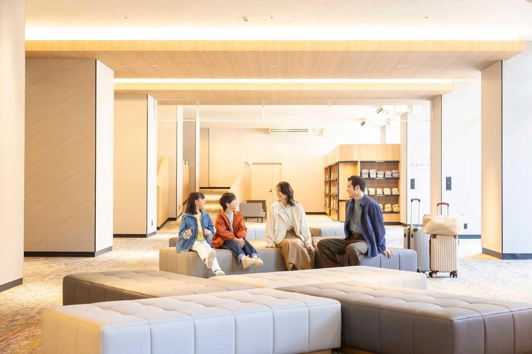 Lobby or reception in Ooedo Onsen Monogatari Premium Hotel New Shiobara