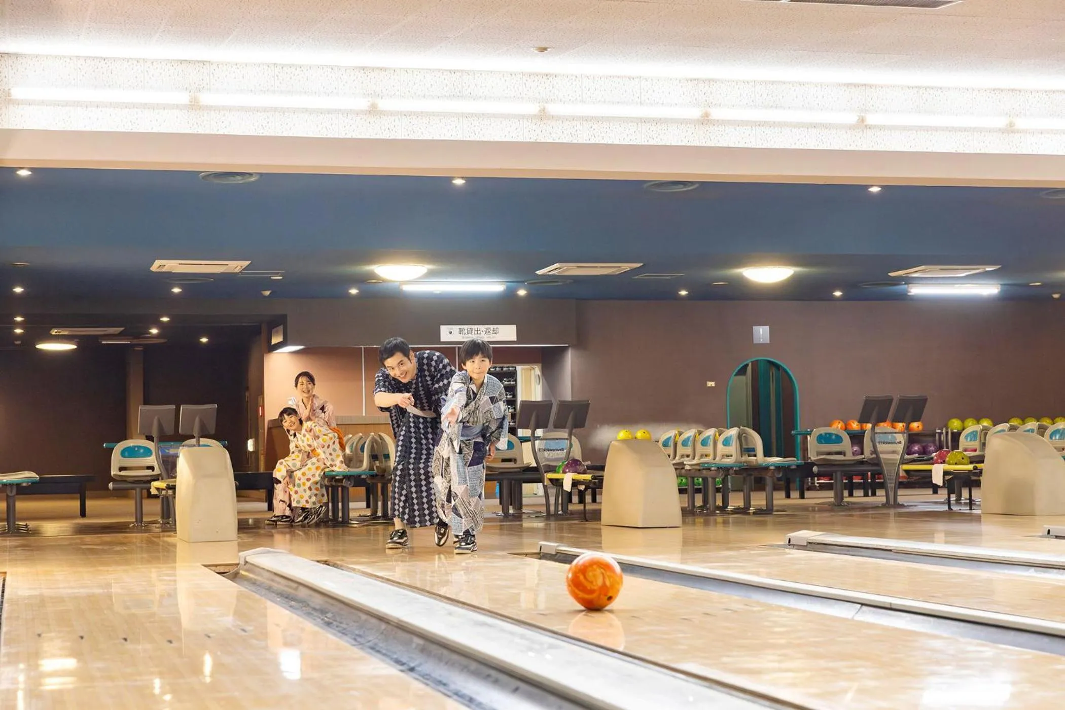 Bowling in Ooedo Onsen Monogatari Premium Hotel New Shiobara