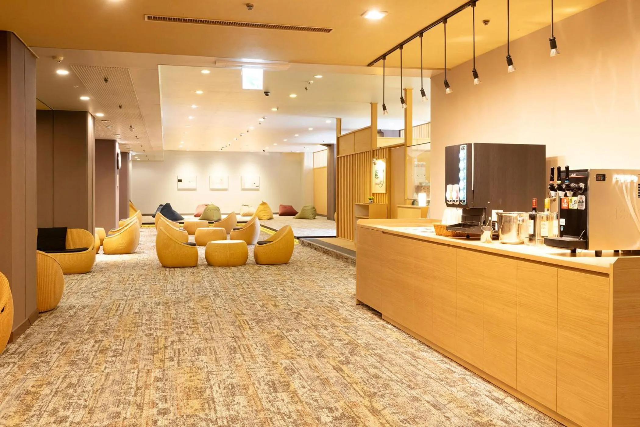 Communal lounge/ TV room in Ooedo Onsen Monogatari Premium Hotel New Shiobara