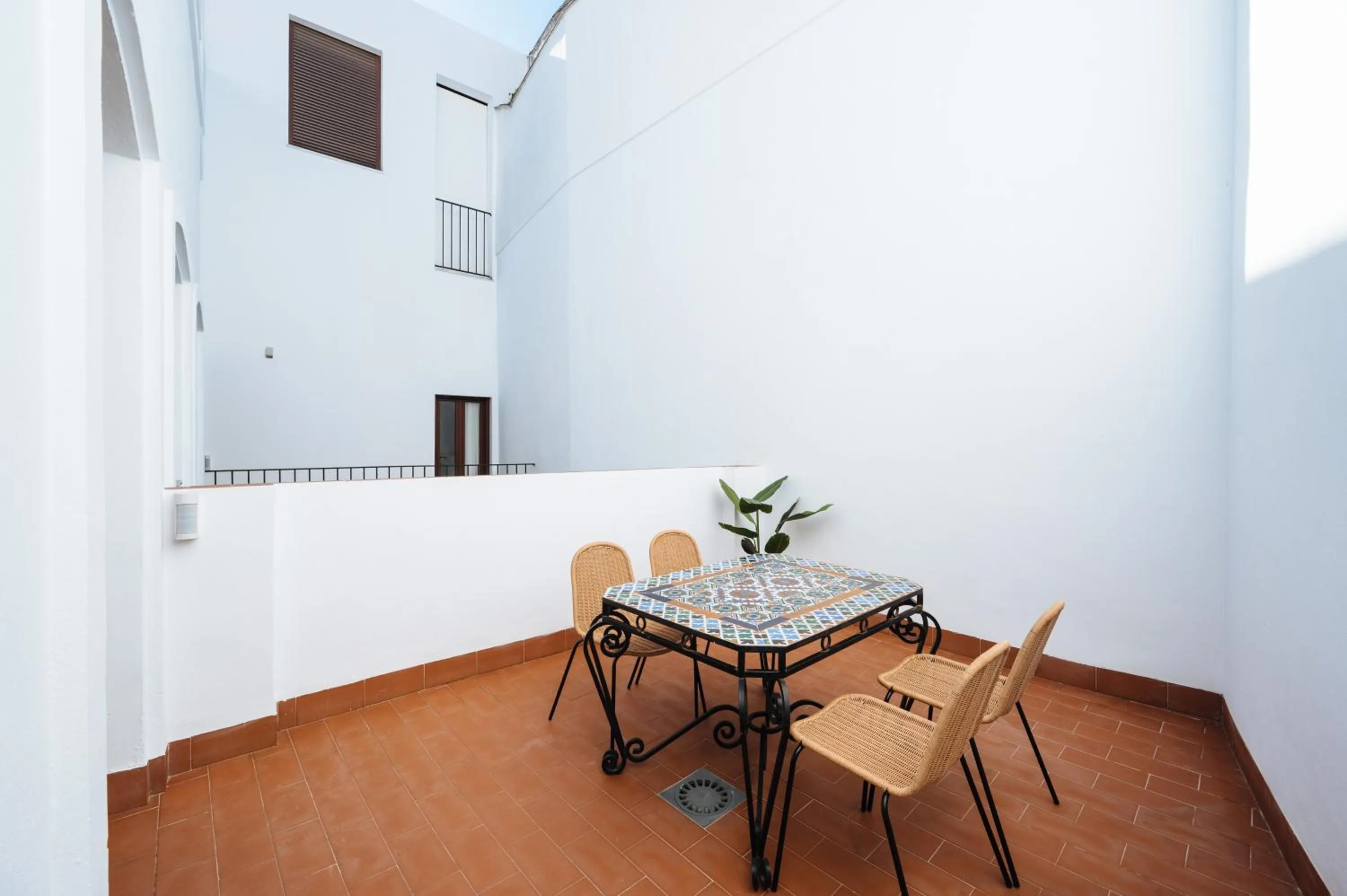 Patio in Apartamentos "El Escondite de María"