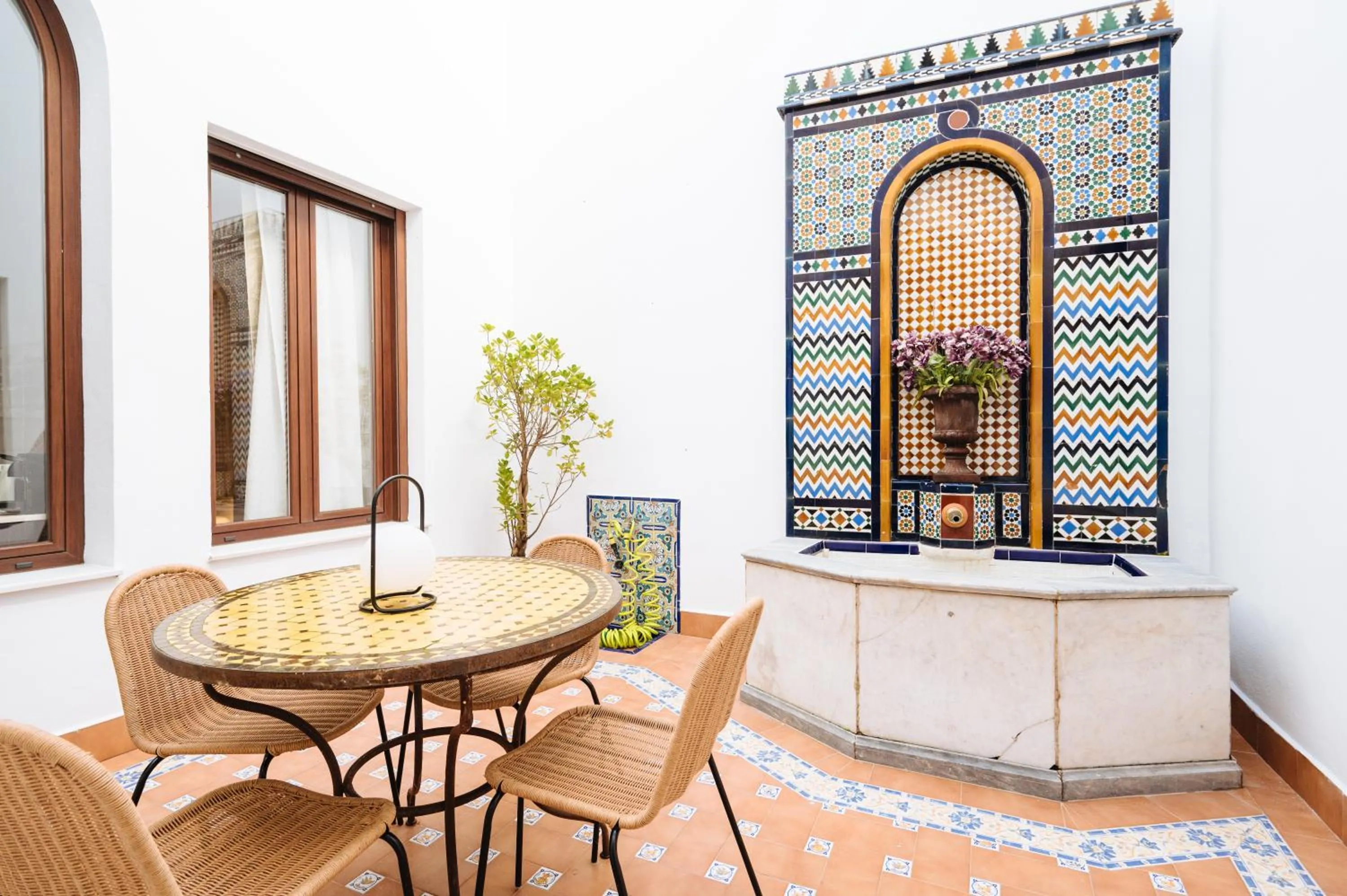 Patio in Apartamentos "El Escondite de María"