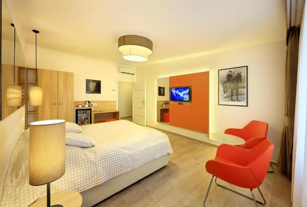 Bed in Salvator Boutique Hotel vegan-friendly