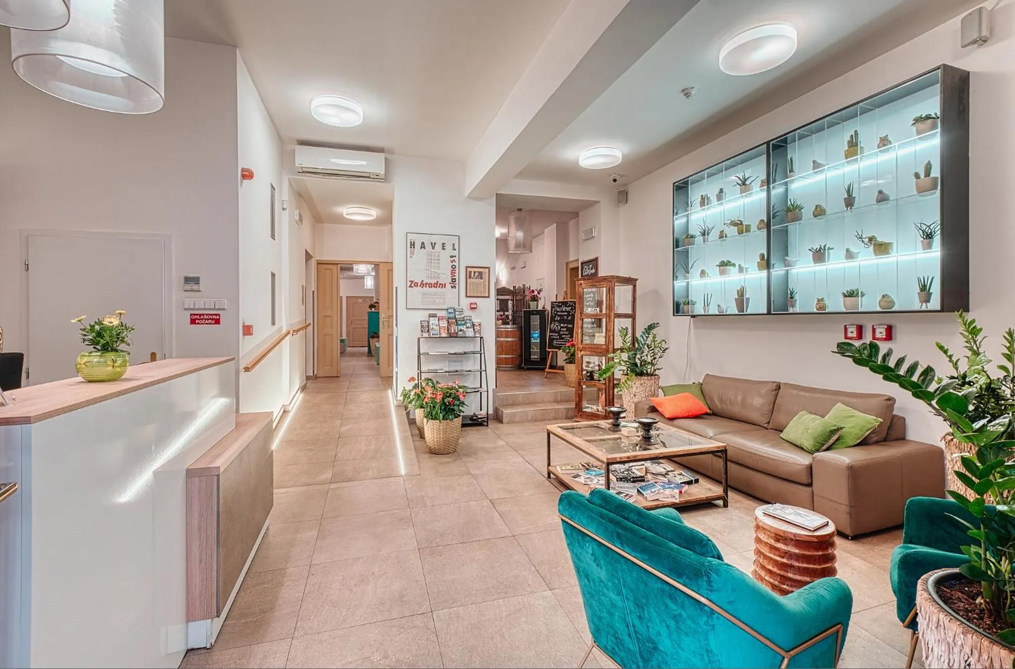 Lobby or reception in Salvator Boutique Hotel vegan-friendly