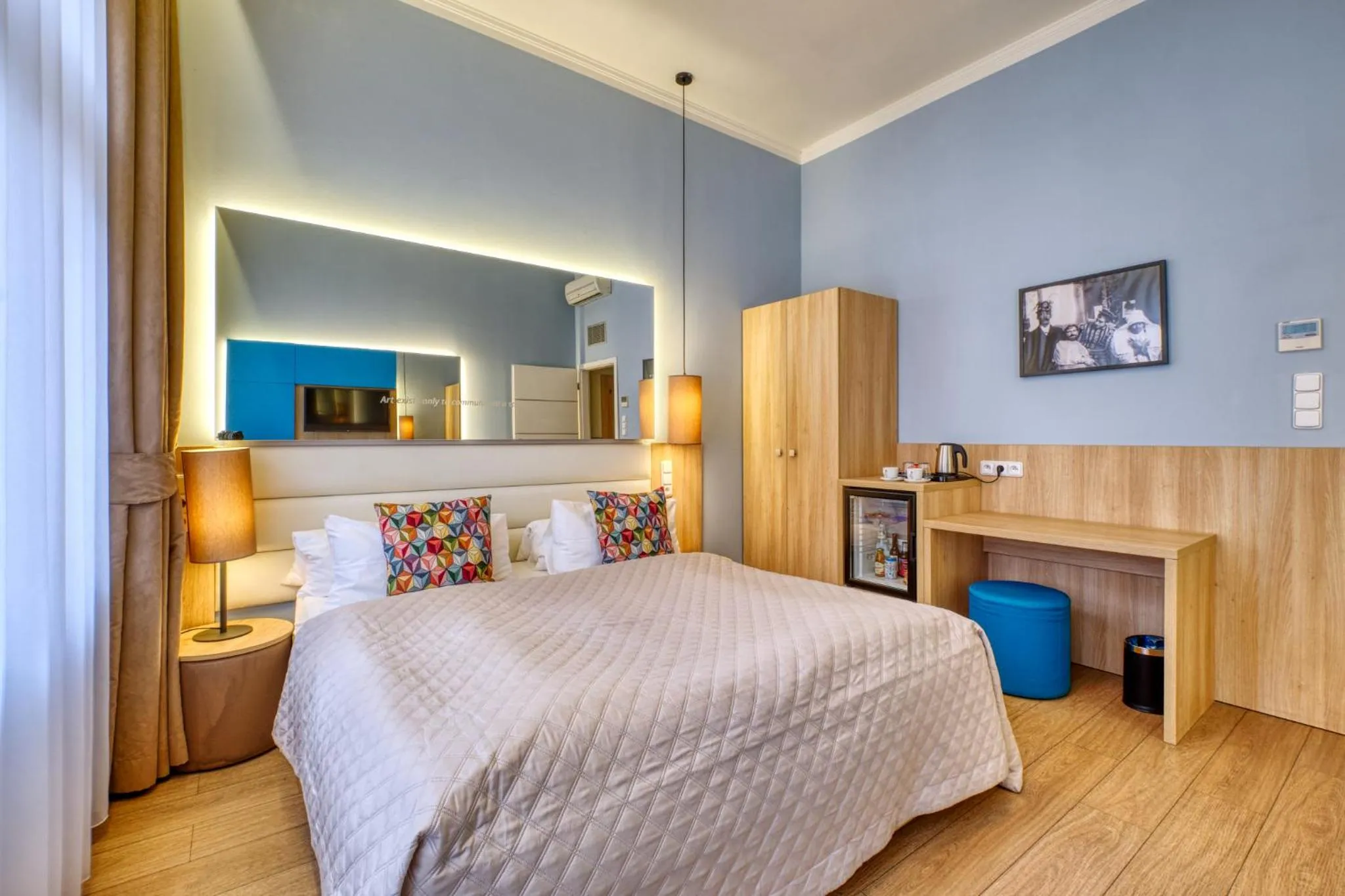 Photo of the whole room, Bed in Salvator Boutique Hotel vegan-friendly