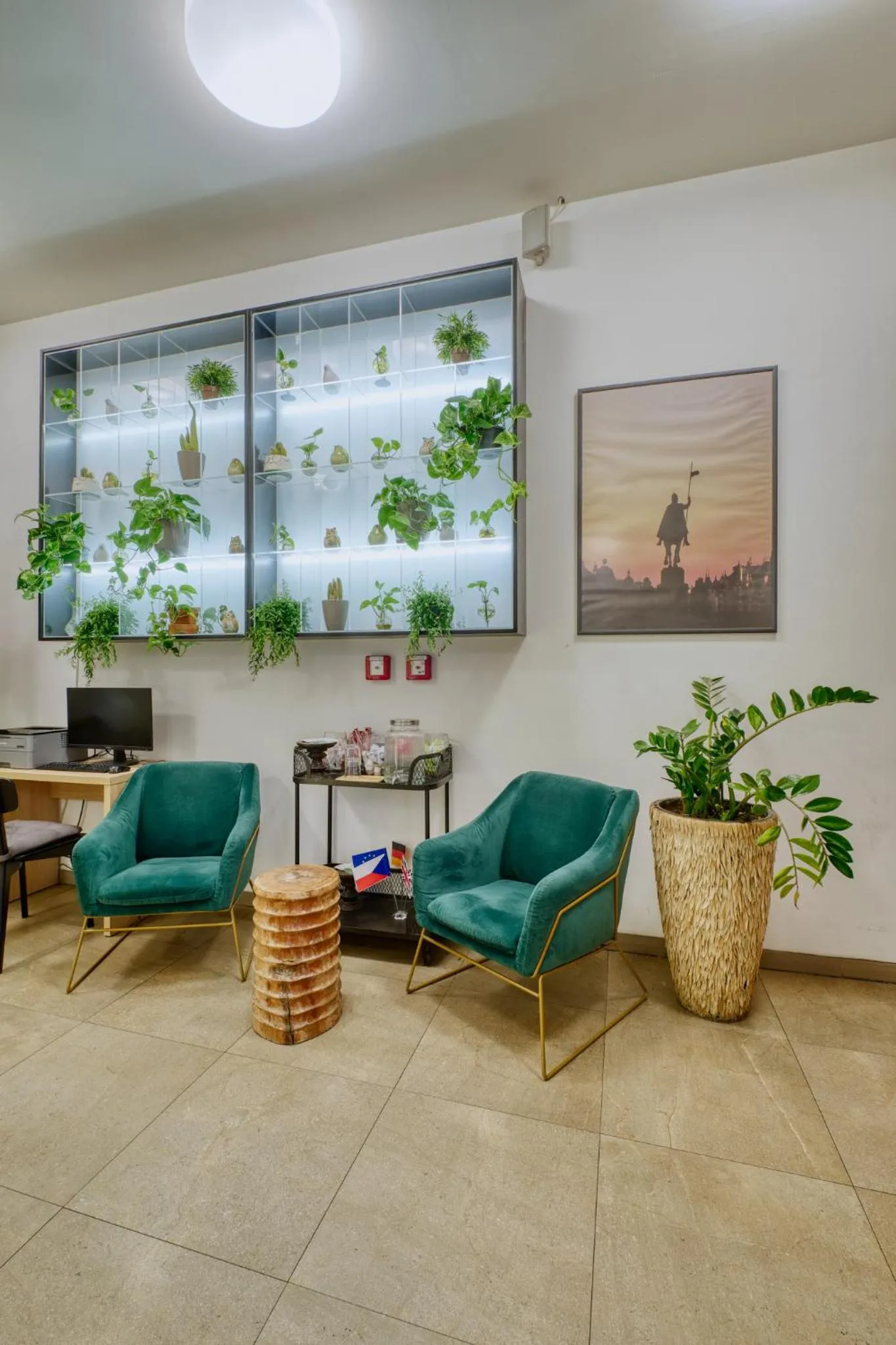 Lobby or reception in Salvator Boutique Hotel vegan-friendly