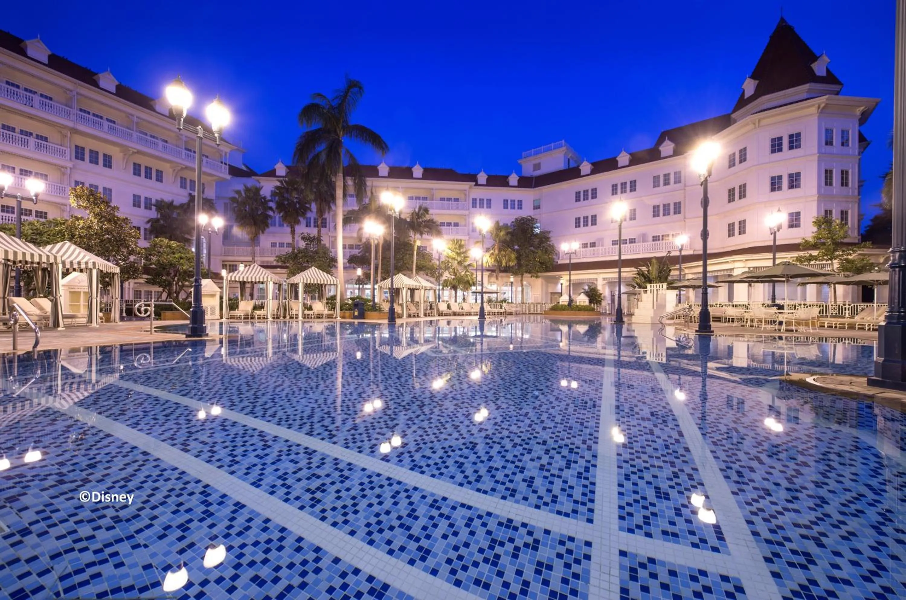 Night in Hong Kong Disneyland Hotel