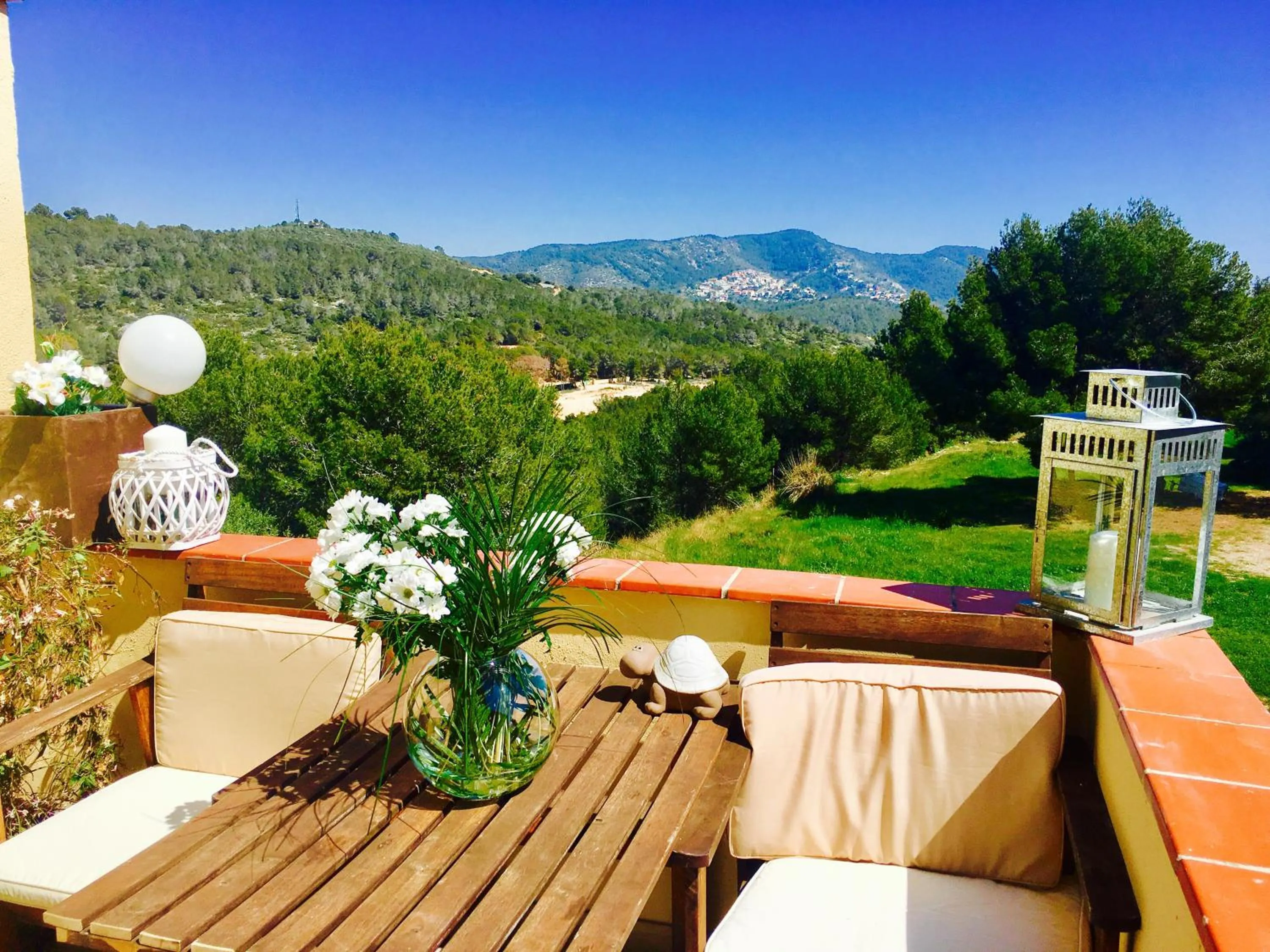 Balcony/Terrace in Panoramic Apartments Sitges