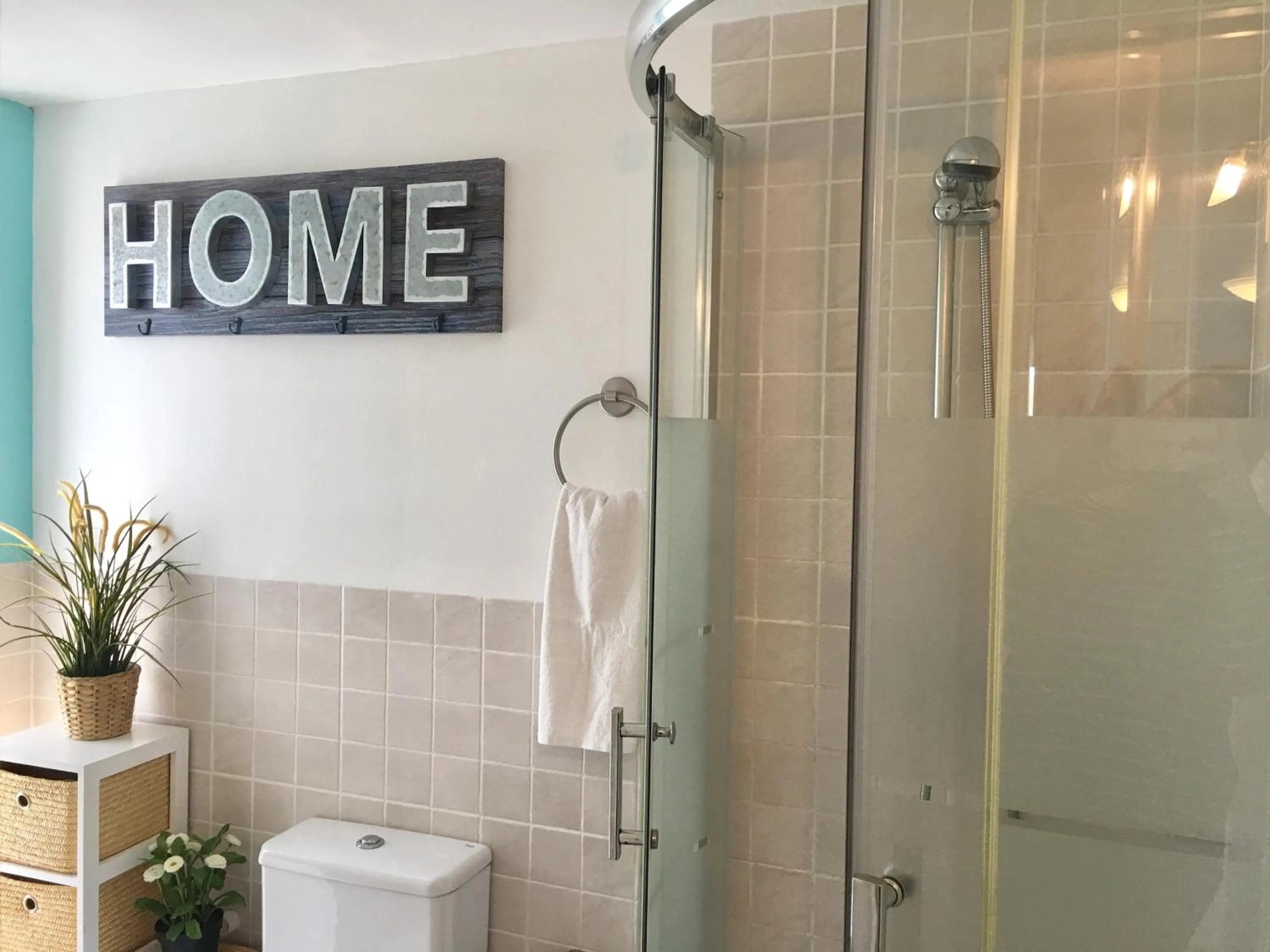 Bathroom in Panoramic Apartments Sitges