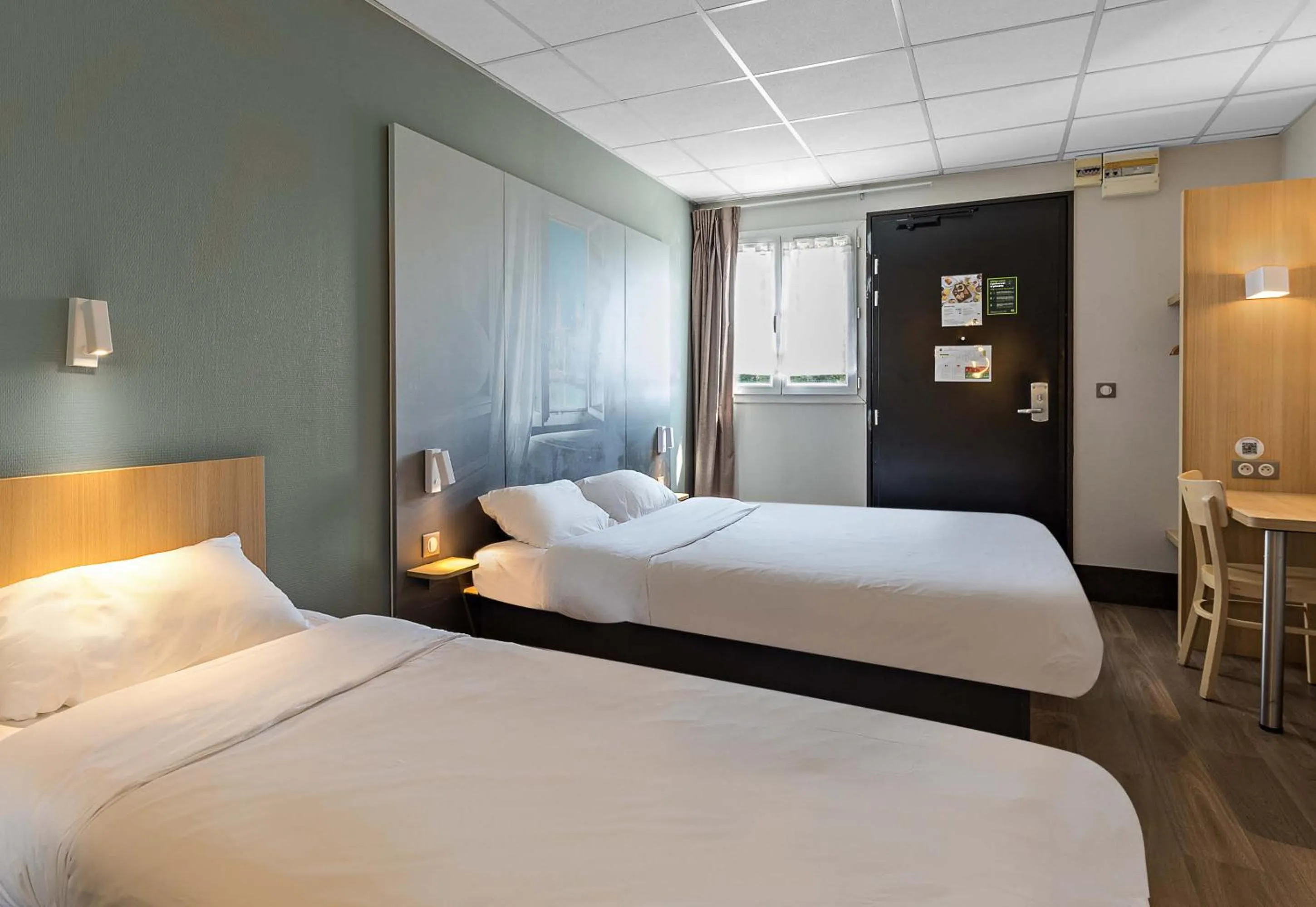 Bedroom, Bed in B&B HOTEL Rouen Saint-Étienne-du-Rouvray