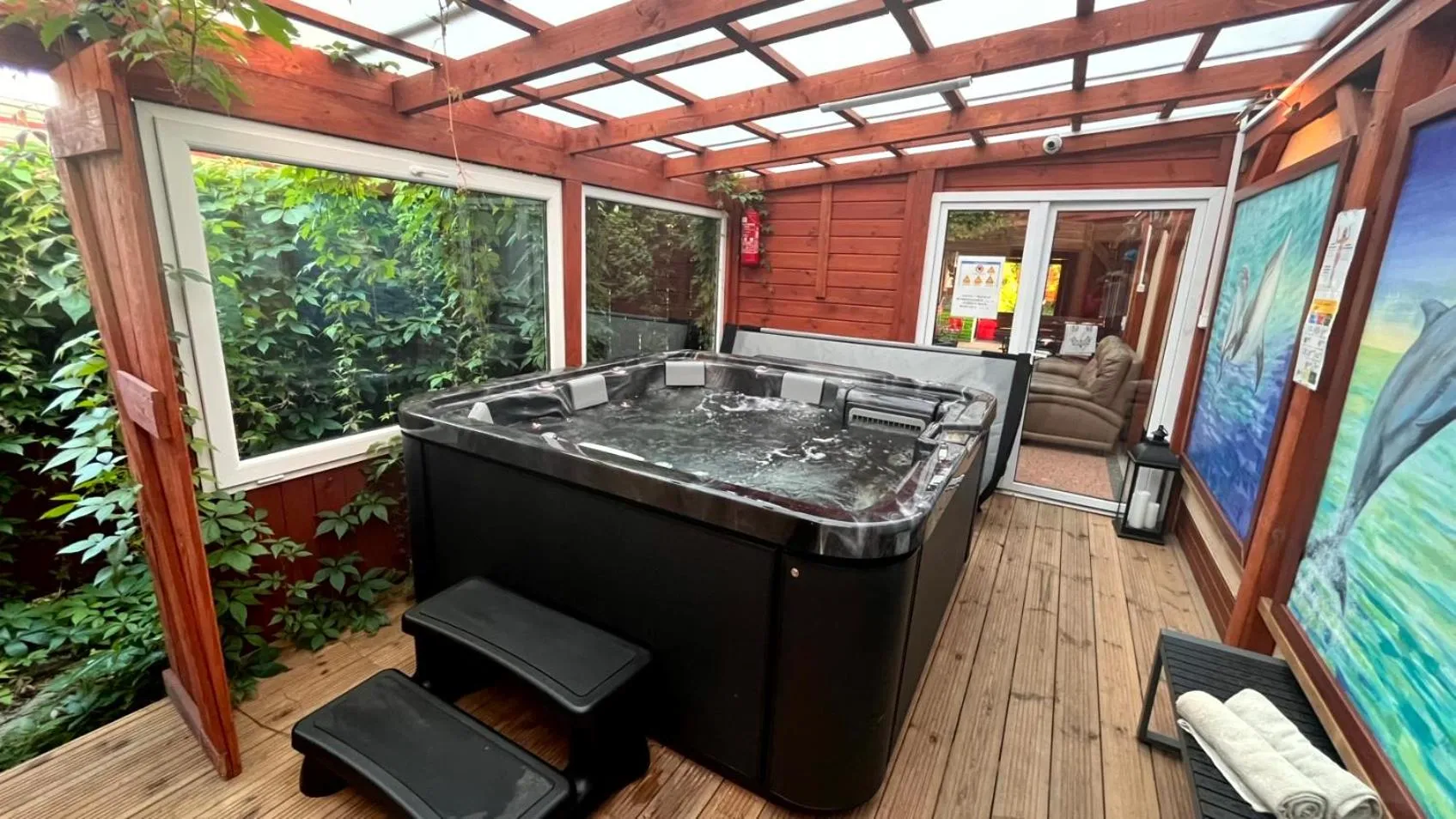 Hot Tub in Gościniec Kaszebe