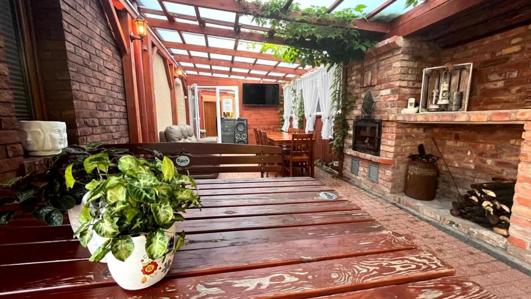 Seating area in Gościniec Kaszebe