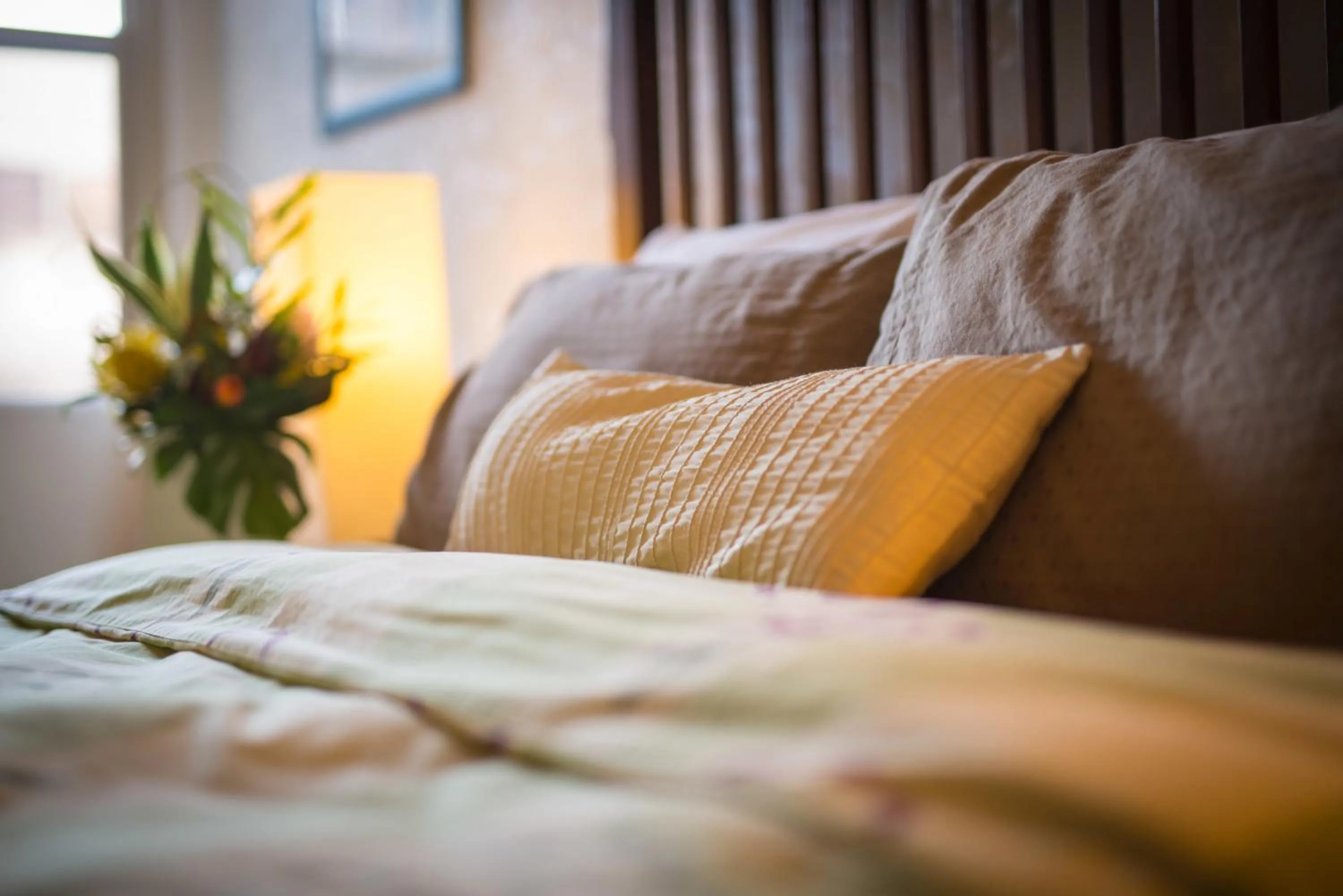 Bed in Cloudside Hotel